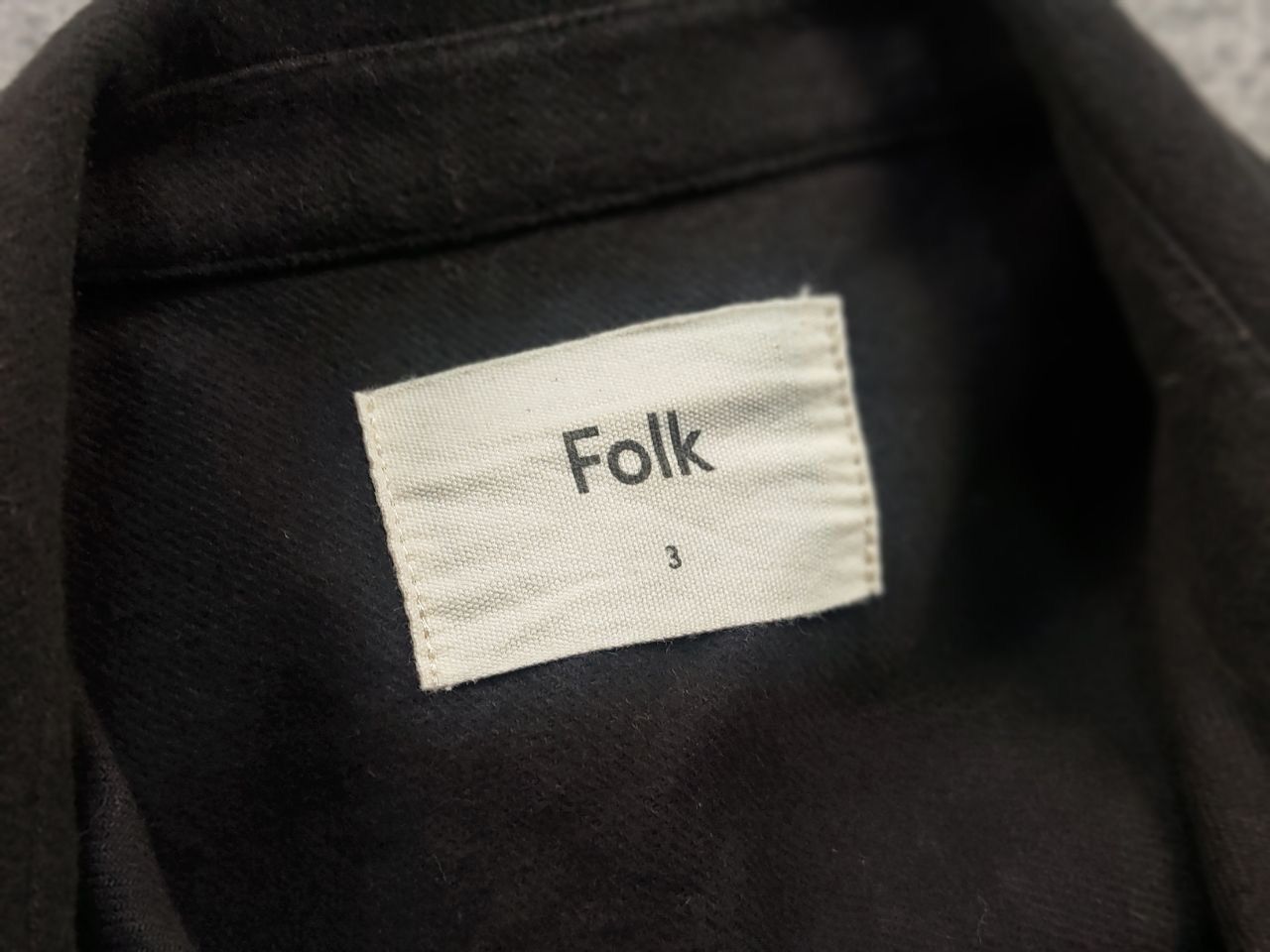 Folk Folk Design Button Long Sleeve Overshirt Pocket Light Jacket Size US M / EU 48-50 / 2 - 14 Thumbnail