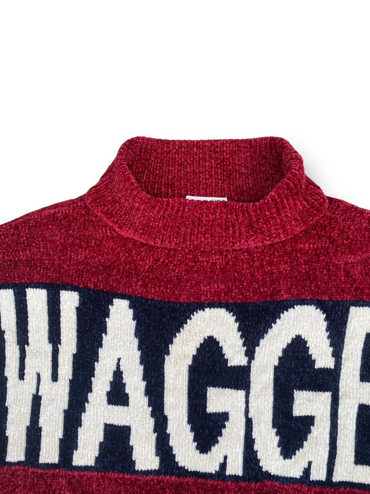 Designer Swagger Big Spell Out Knitwear Sweatshirt. #C10 Size L / US 10 / IT 46 - 2 Thumbnail