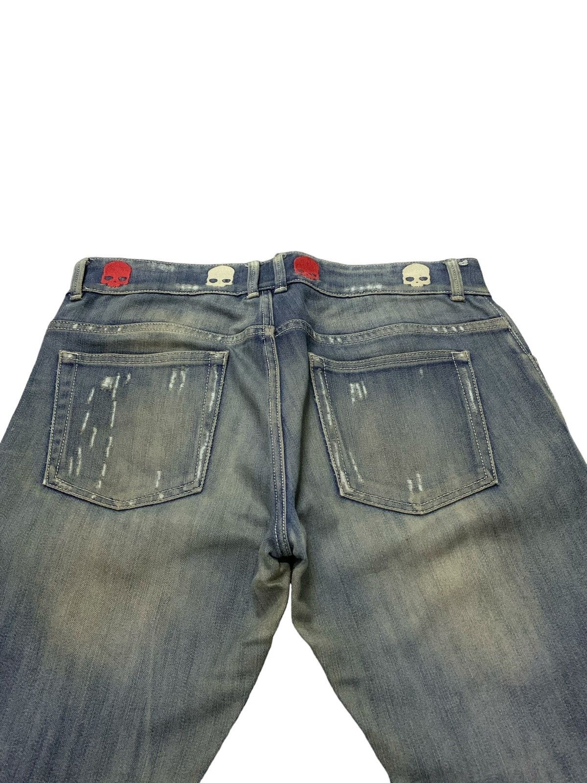 HYDROGEN × Hysteric Glamour × If Six Was Nine Hydrogen Distressed Muddy Dirty Wash Hand Made Denim Pants Size US 32 / EU 48 - 18 Thumbnail