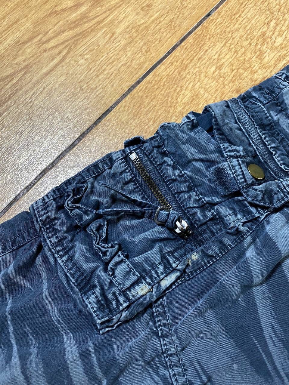 Other Rare CARGO MILITARY CAMO SHORTS 90s Y2K multipocked Size US 32 / EU 48 - 19 Thumbnail
