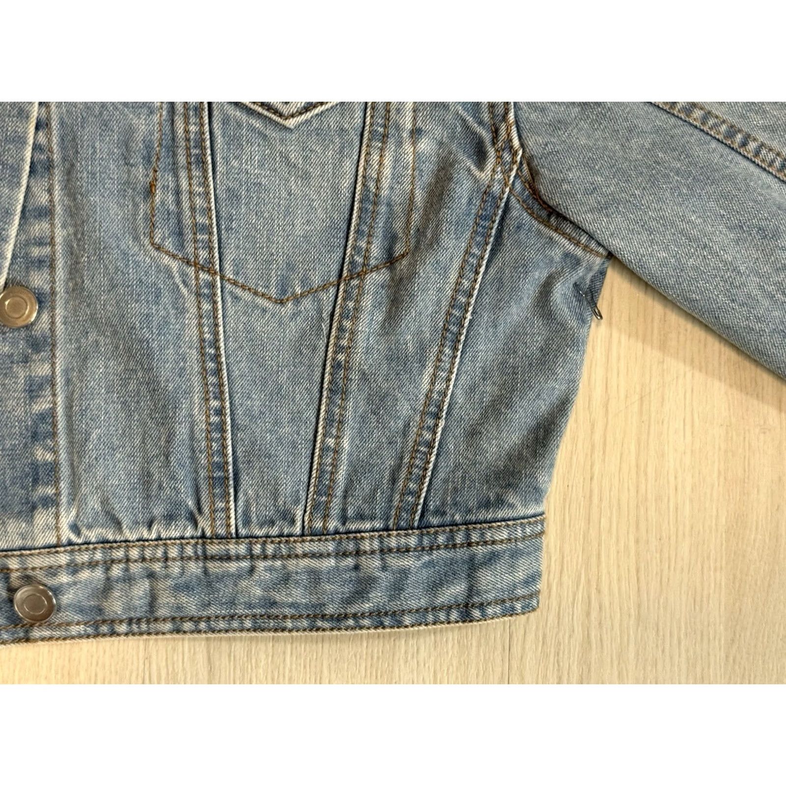 La Gear LA Gear Denim Jacket Womens L Embroidered Logo Small Wool? Size L / US 10 / IT 46 - 6 Thumbnail