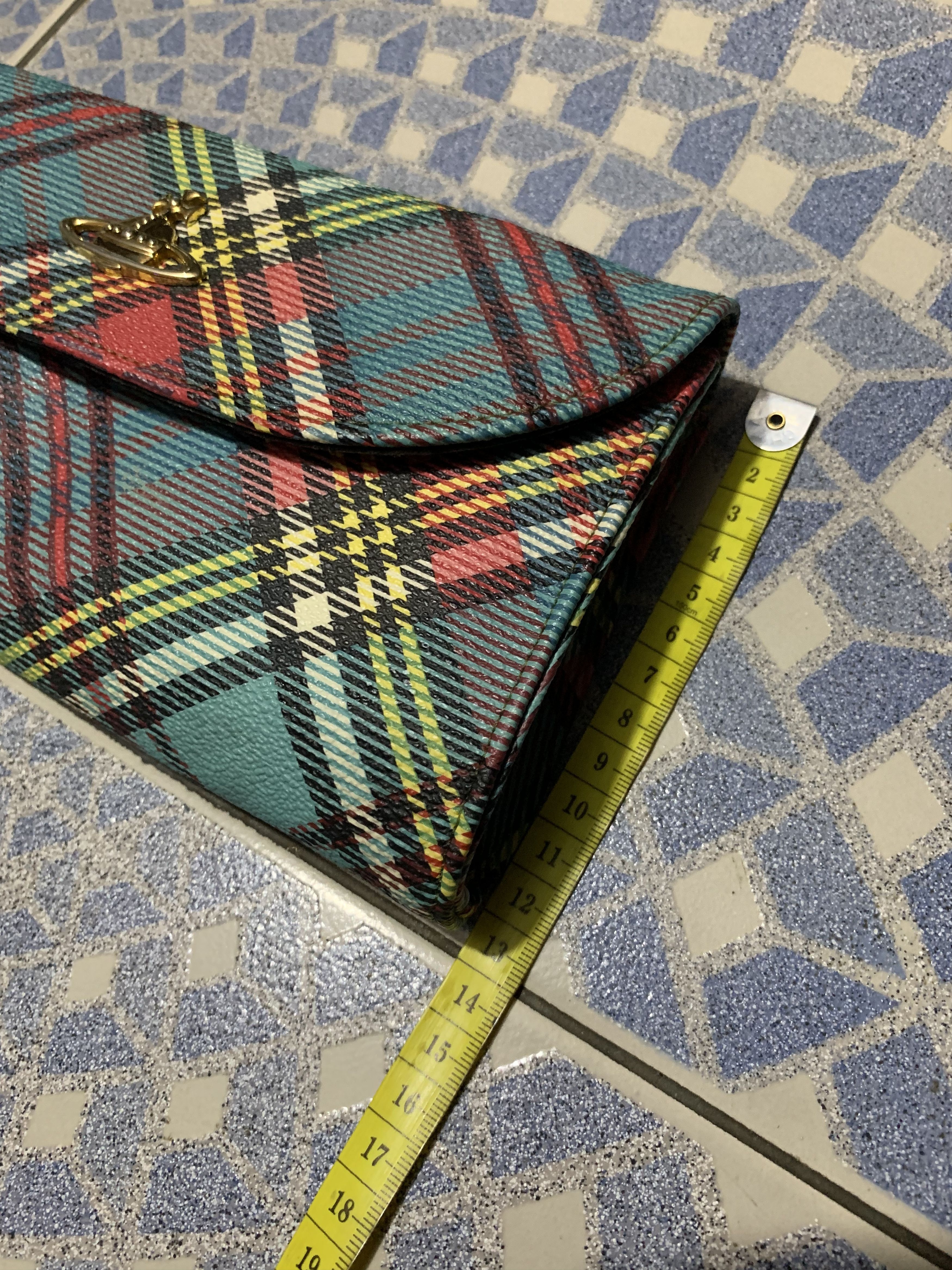 Vivienne Westwood Vivienne Westwood London Tartan Plaid Leather Long Wallet Size ONE SIZE - 16 Thumbnail