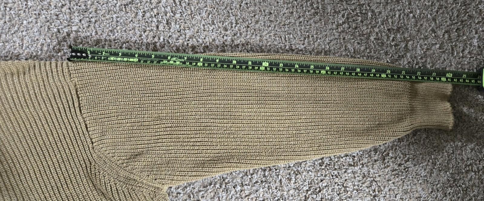 Orvis Orvis Mens L Shawl Collar Infantry Button Sweater Elbow Pads Size US L / EU 52-54 / 3 - 6 Thumbnail
