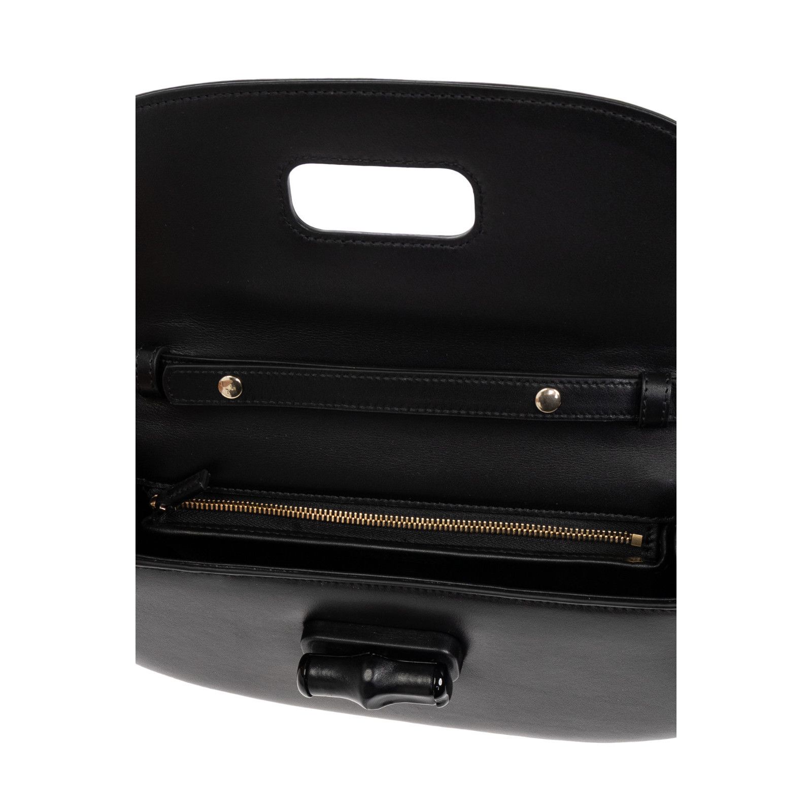 Gucci GUCCI Bamboo Diva Small Black Top Handle Bag New & Authentic Size ONE SIZE - 4 Thumbnail