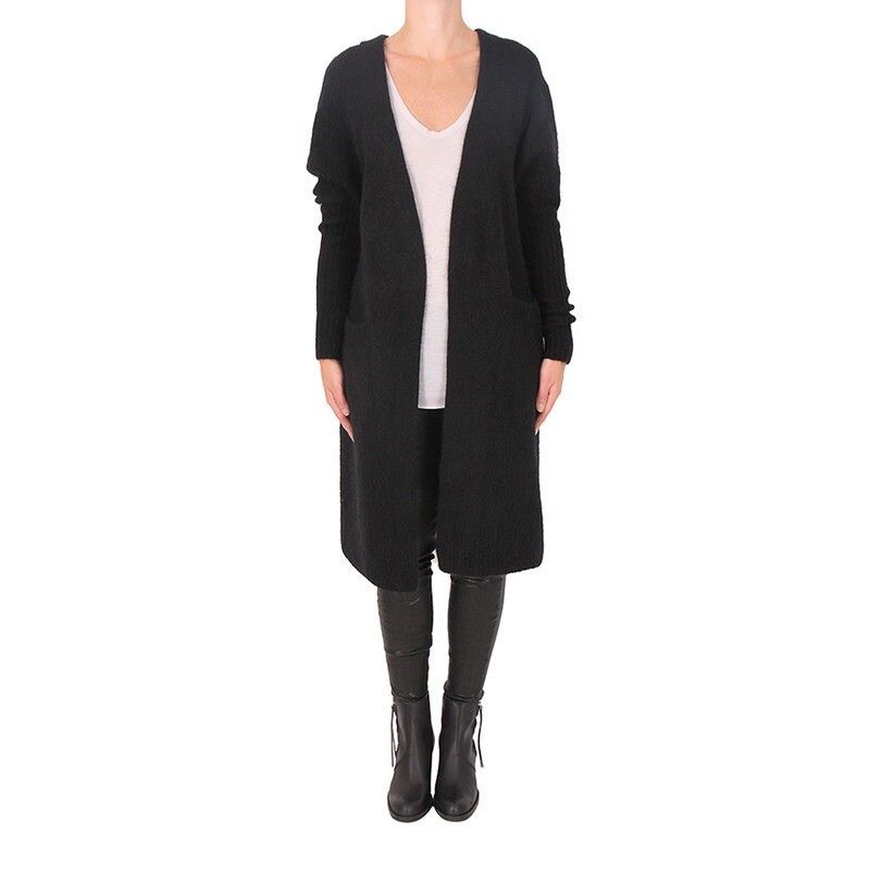 Acne Studios ACNE STUDIOS WOMENS MOHAIR WOOL CARDIGAN RAYA PAW14 GREEN Size XS / US 0-2 / IT 36-38 - 3 Thumbnail