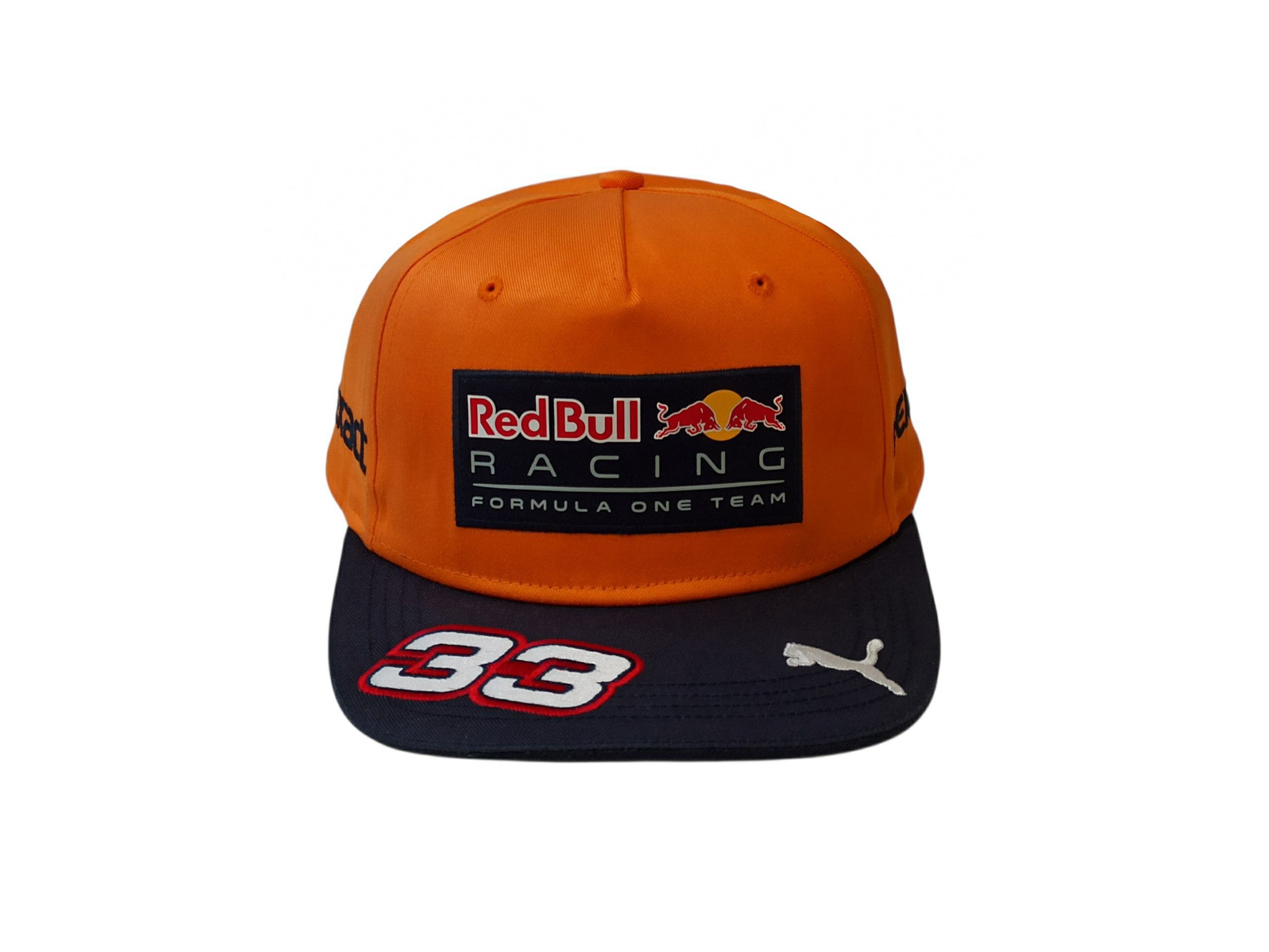 Puma × Red Bull Max Verstappen 33 Red Bull Racing F1 Puma Cap Orange Size ONE SIZE - 2 Thumbnail