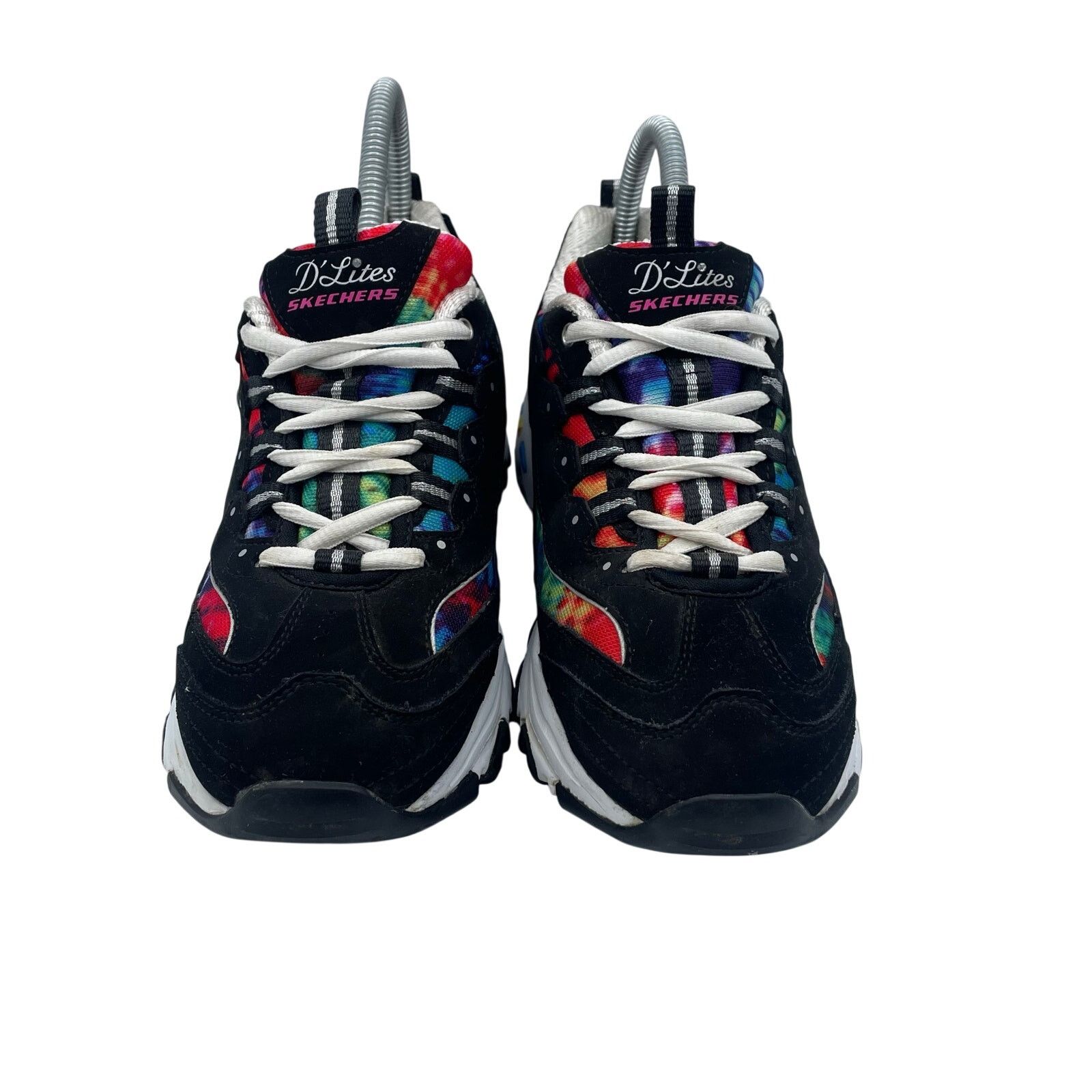 SKECHERS Skechers D’Lites Summer Fiesta Black Shoes Womens 7 Wide Size US 7 / IT 37 - 4 Thumbnail