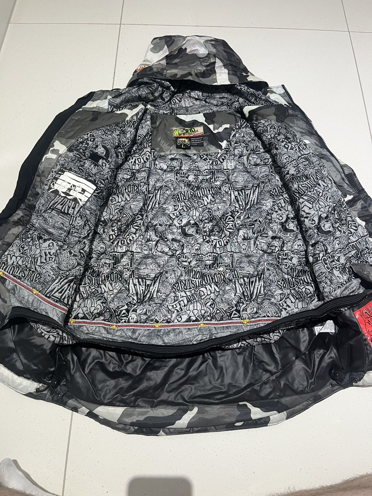World Industries Vintage 90s World Industries Camo Jacket Size US XS / EU 42 / 0 - 4 Thumbnail