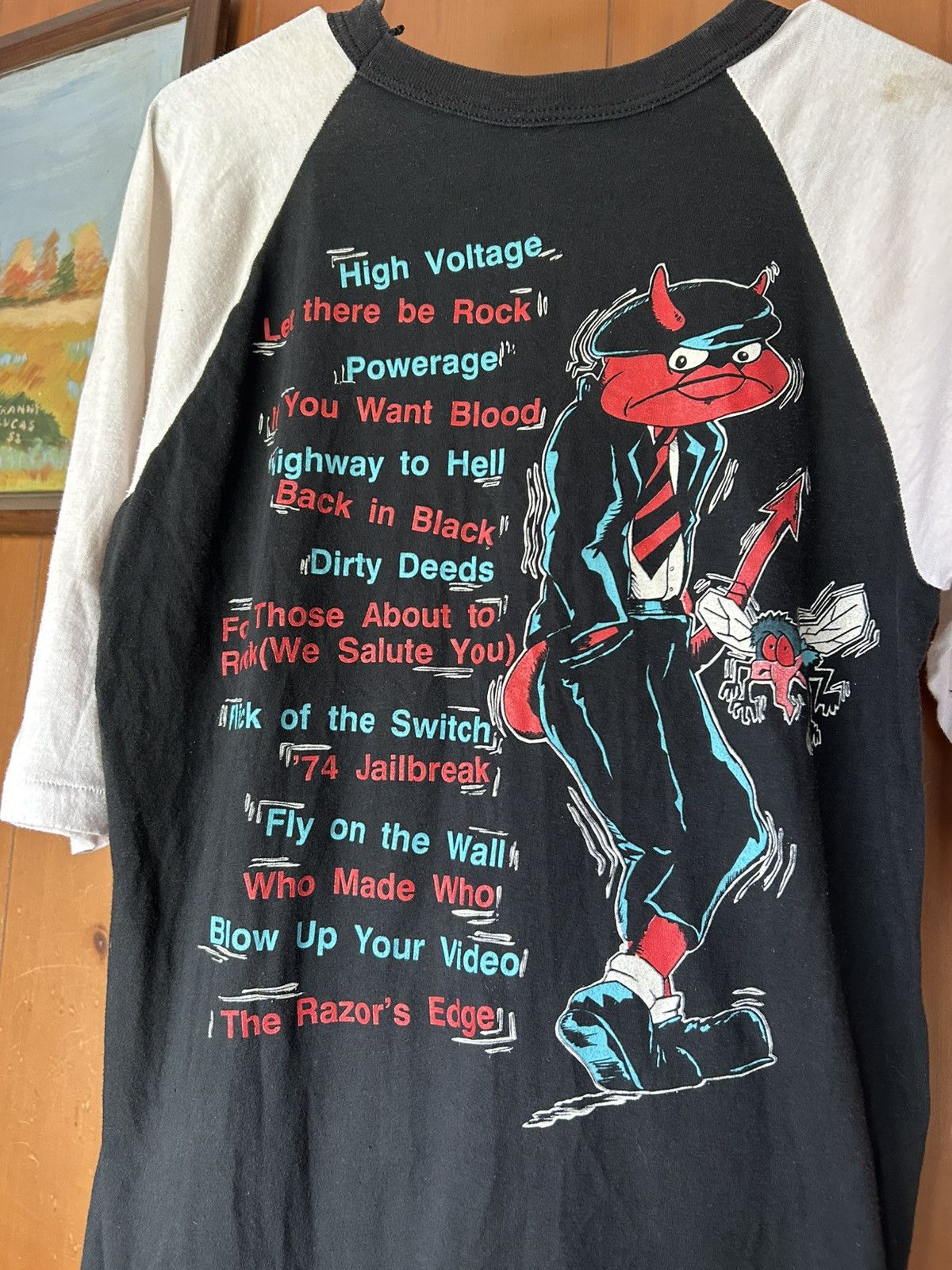 Other Vintage 1990 AC DC Tour Shirt Size Large Metal Rock Size US L / EU 52-54 / 3 - 17 Thumbnail
