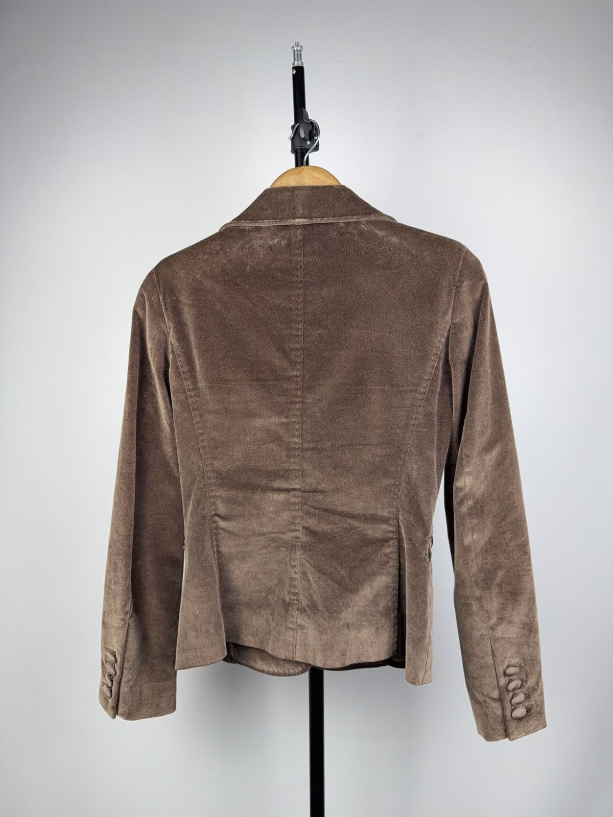 Bally Luxury Bally Switzerland Brown Velvet Tailored Blazer 38 Size M / US 6-8 / IT 42-44 - 16 Thumbnail