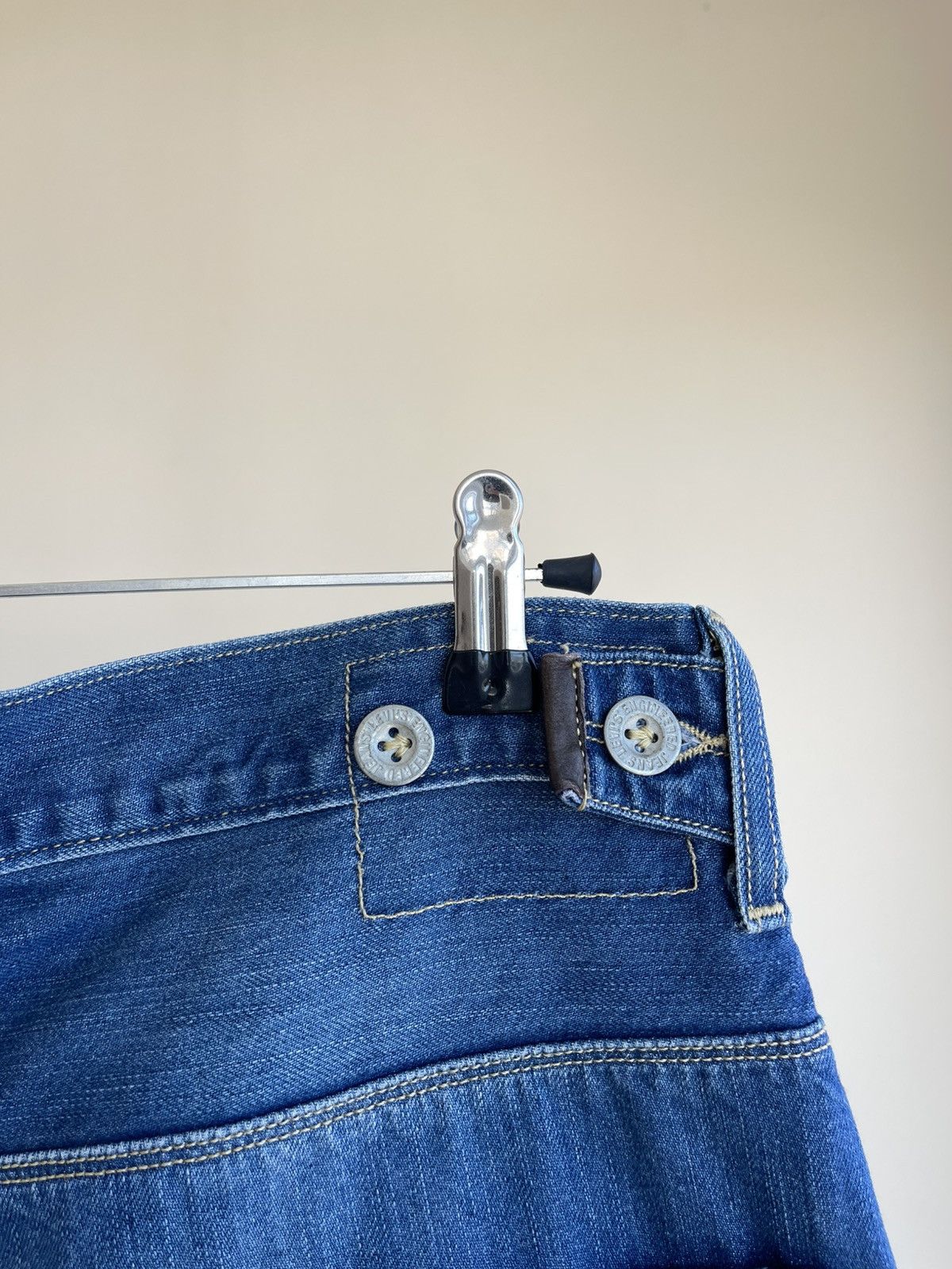 Levi's Engineered Jeans Twisted Seam Denim Shorts Vintage 2000s Size US 32 / EU 48 - 16 Thumbnail