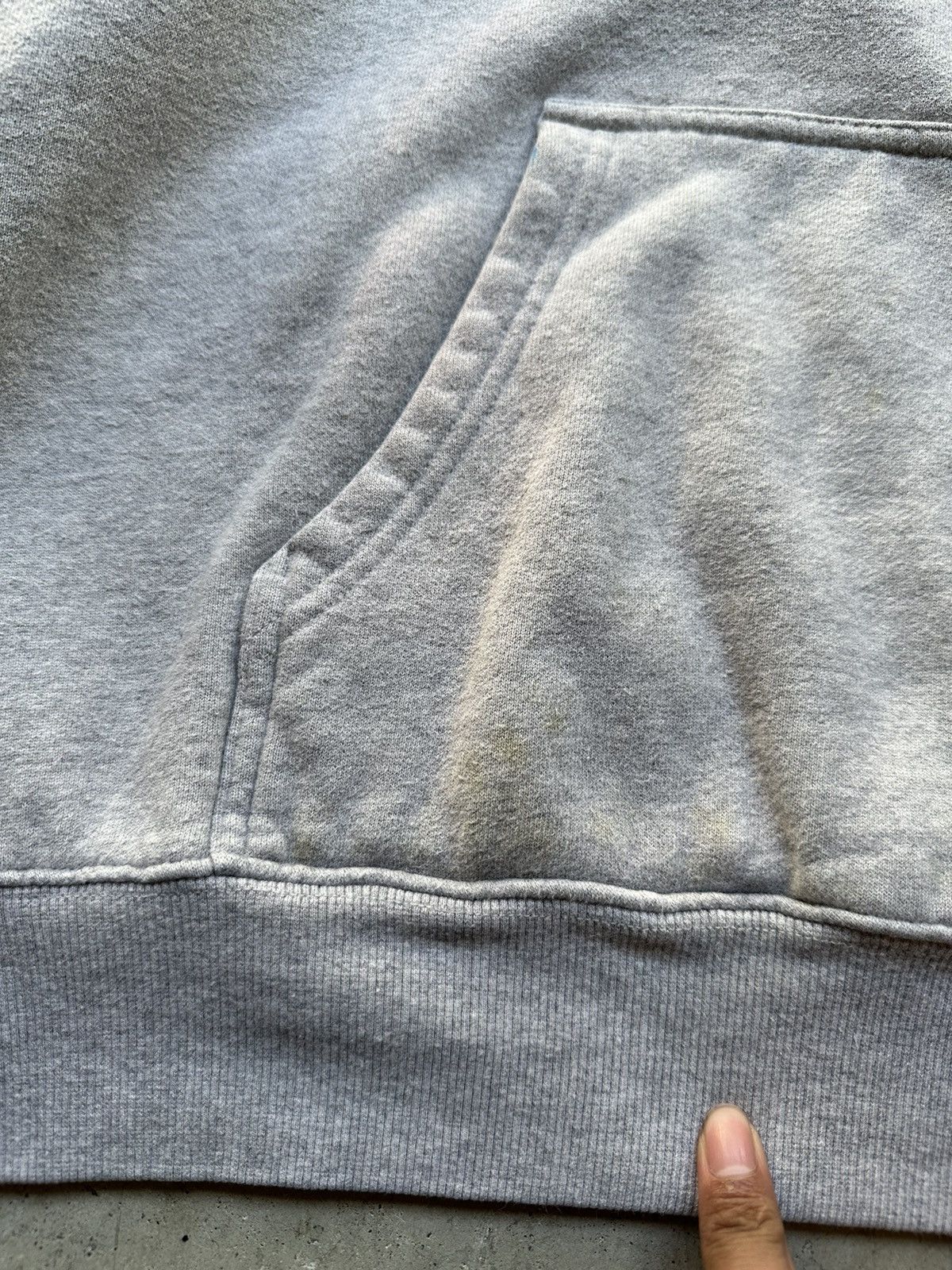 Balenciaga × Gap × Yeezy Vintage Y2K Grey blank relaxed fit TNA hoodie Size M / US 6-8 / IT 42-44 - 4 Thumbnail