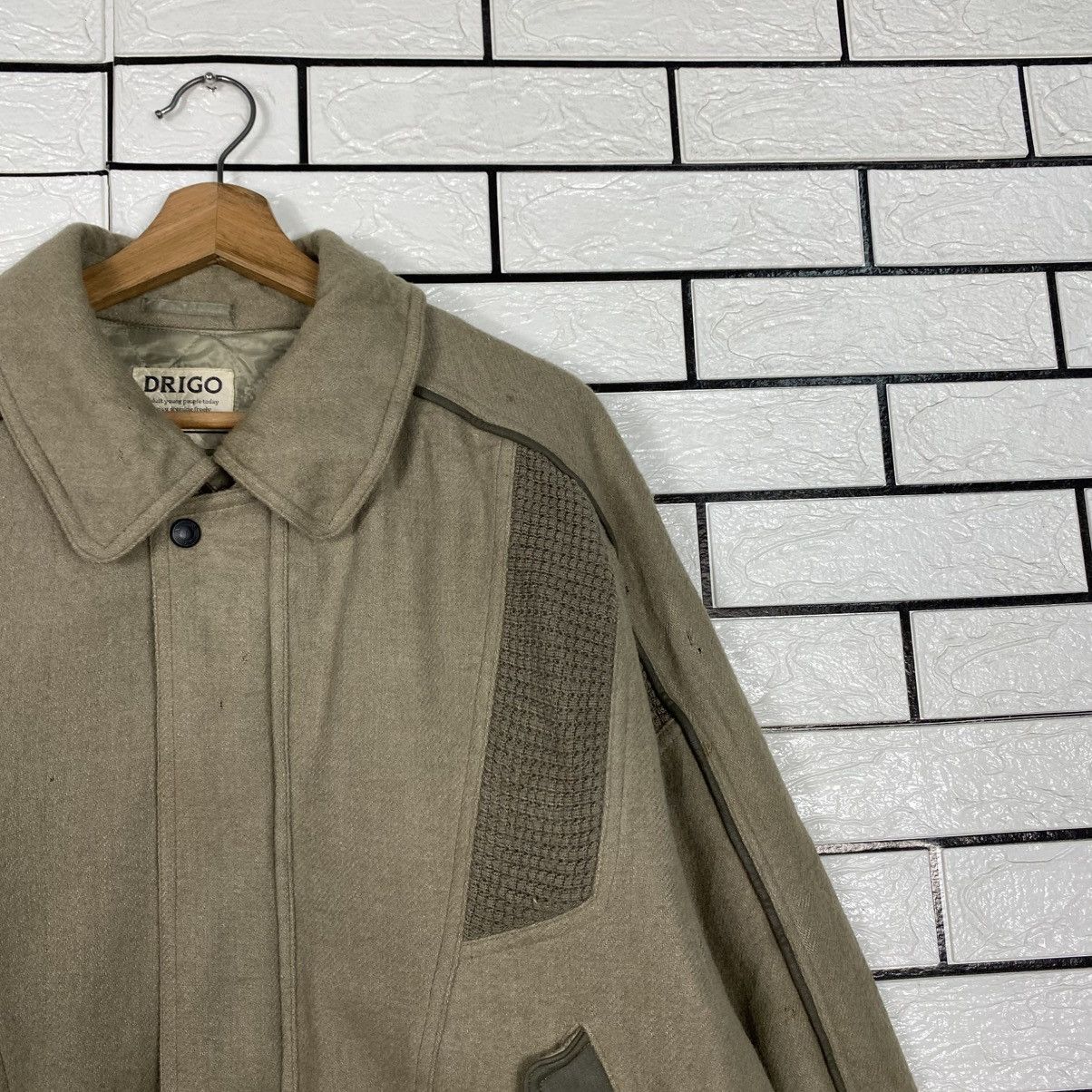 Japanese Brand Vintage Wool Bomber Jacket Drigo Japan Issey Miyake Size US L / EU 52-54 / 3 - 7 Thumbnail