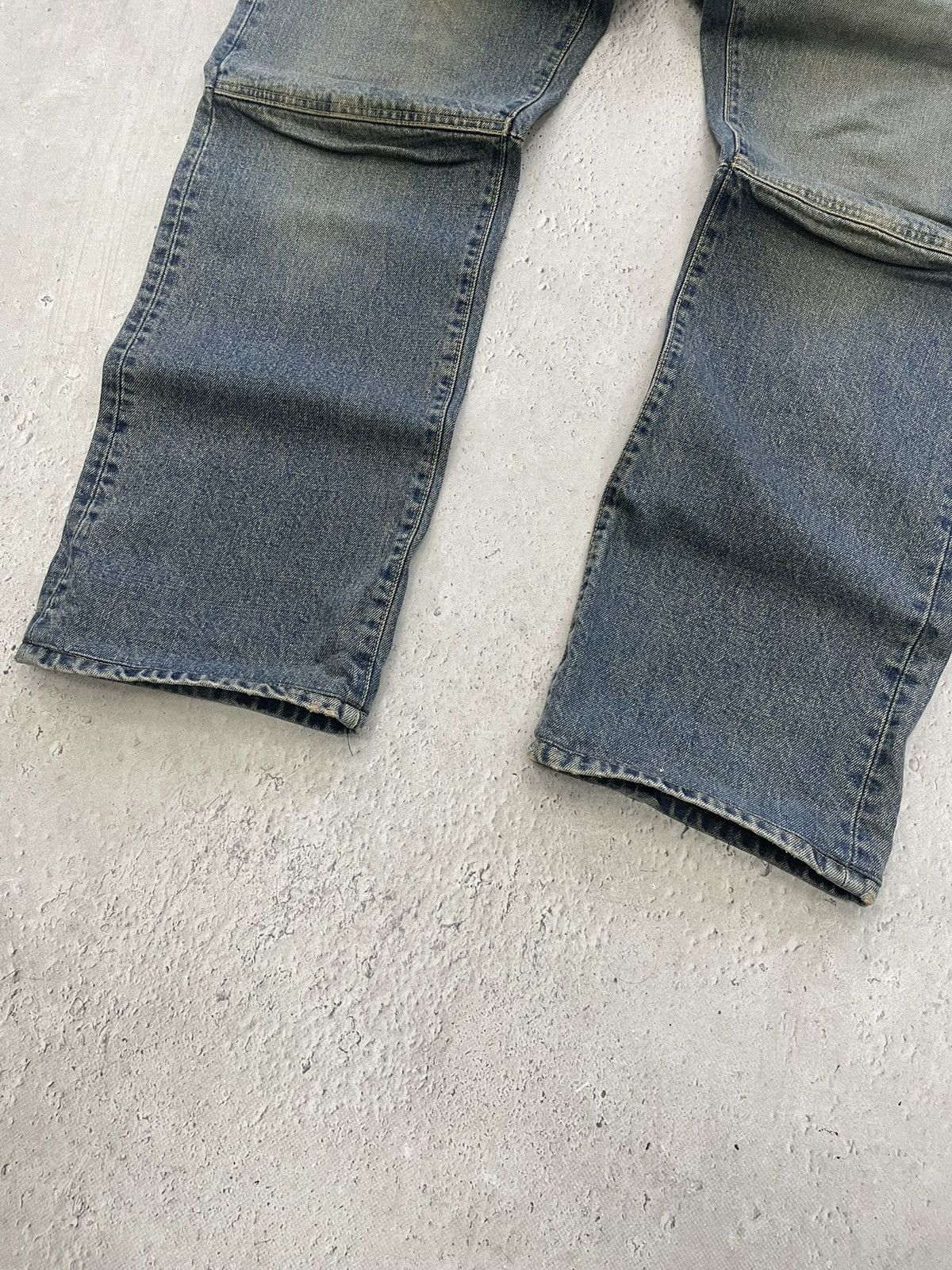 Japanese Brand Rare japanese baggy jnco style washed jeans y2k Size US 34 / EU 50 - 5 Thumbnail