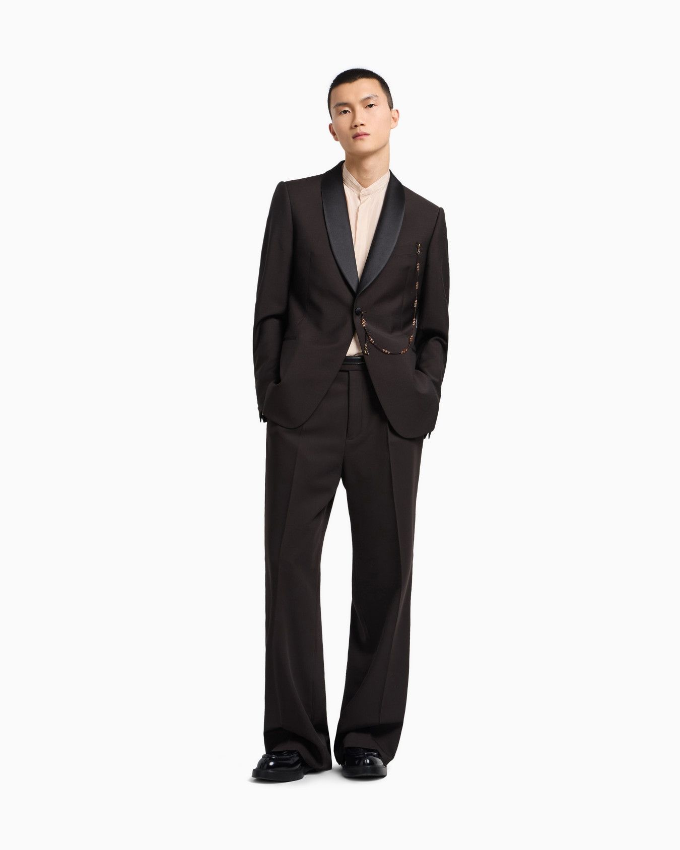 Emporio Armani EMPORIO ARMANI Antinea SRL Blazer Jacket MadeInItaly Luxury Size 44R - 2 Thumbnail