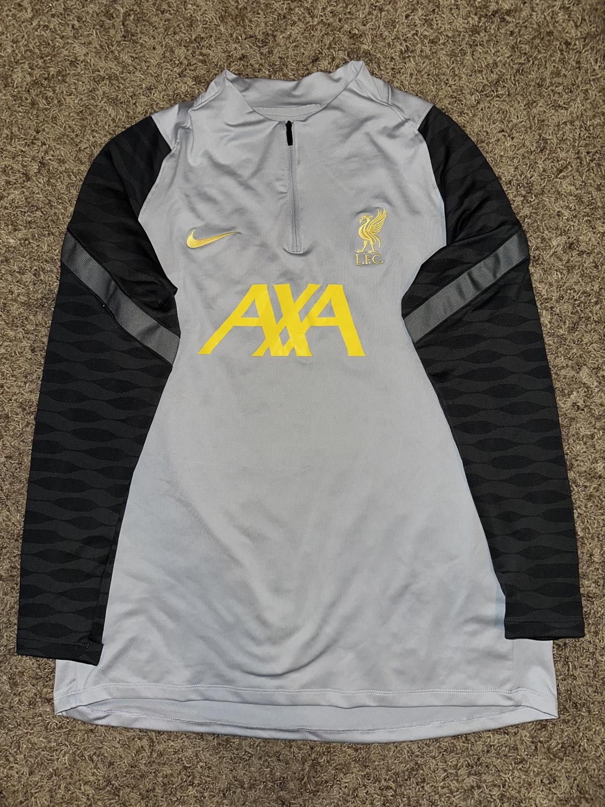 Nike Nike Men’s Dri-Fit Half-Zip Long Sleeve Liverpool FC Strike Soccer Drill Top Size US L / EU 52-54 / 3 - 1 Thumbnail