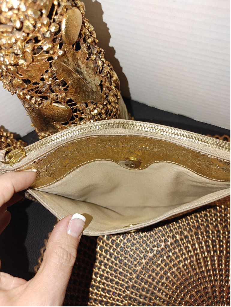 J.Crew J. Crew Gold Pouch Size ONE SIZE - 5 Thumbnail