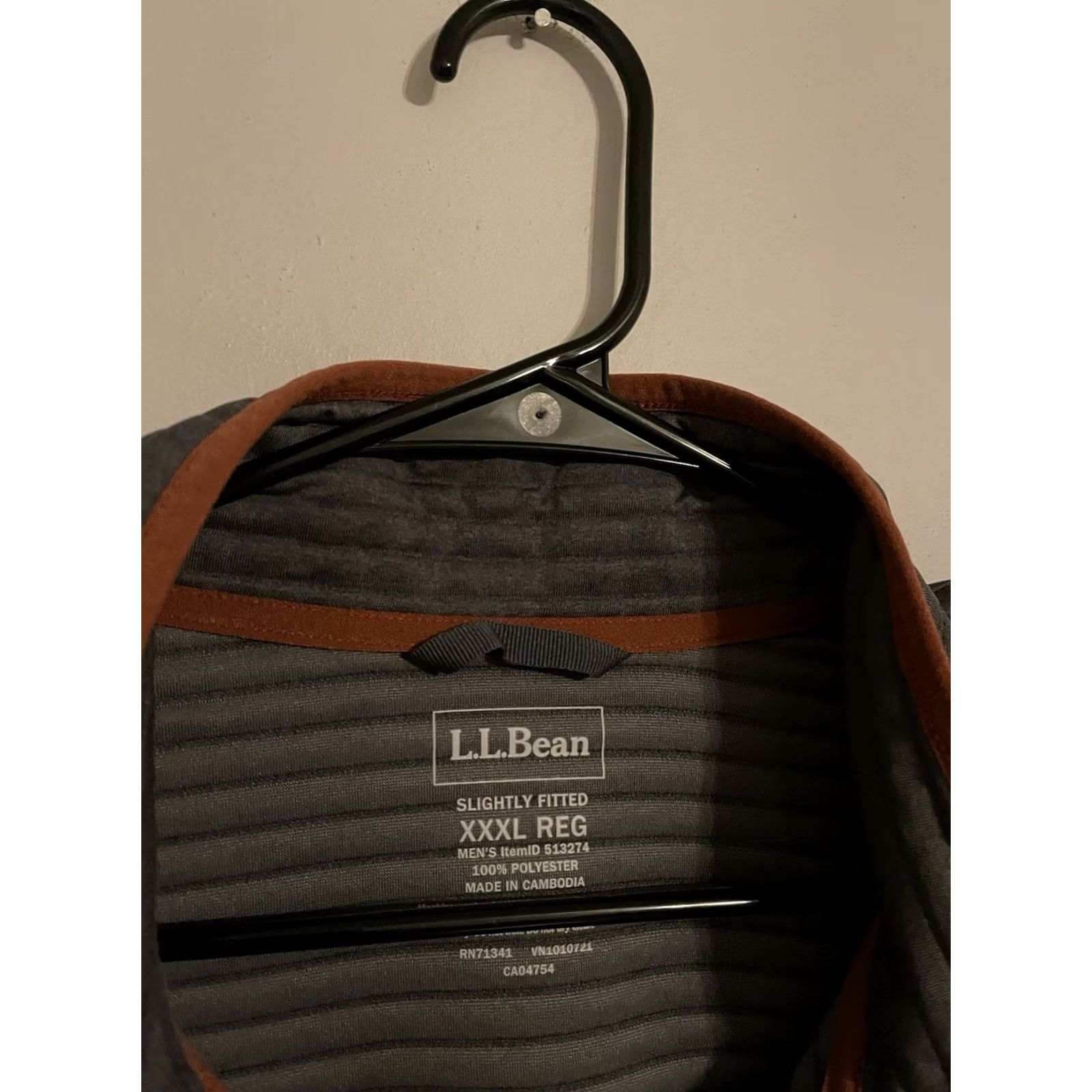 Vintage L.L. Bean Airlight Vest Platinum Slightly Fitted Full Zip Jacket- Men's XXXL Reg 3XL Gray Quilted Full Zip Vest Mens Size US XXL / EU 58 / 5 - 3 Thumbnail