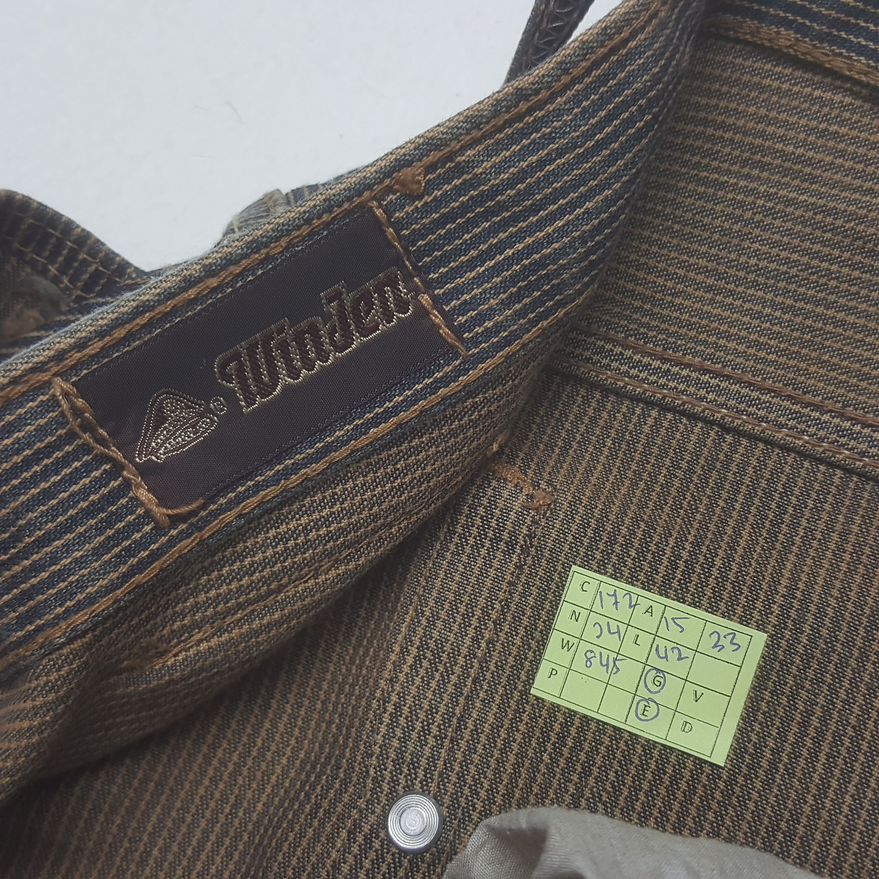 If Six Was Nine Vintage Winden Rare Double Waist Japanese Denim Jeans Size US 30 / EU 46 - 8 Thumbnail
