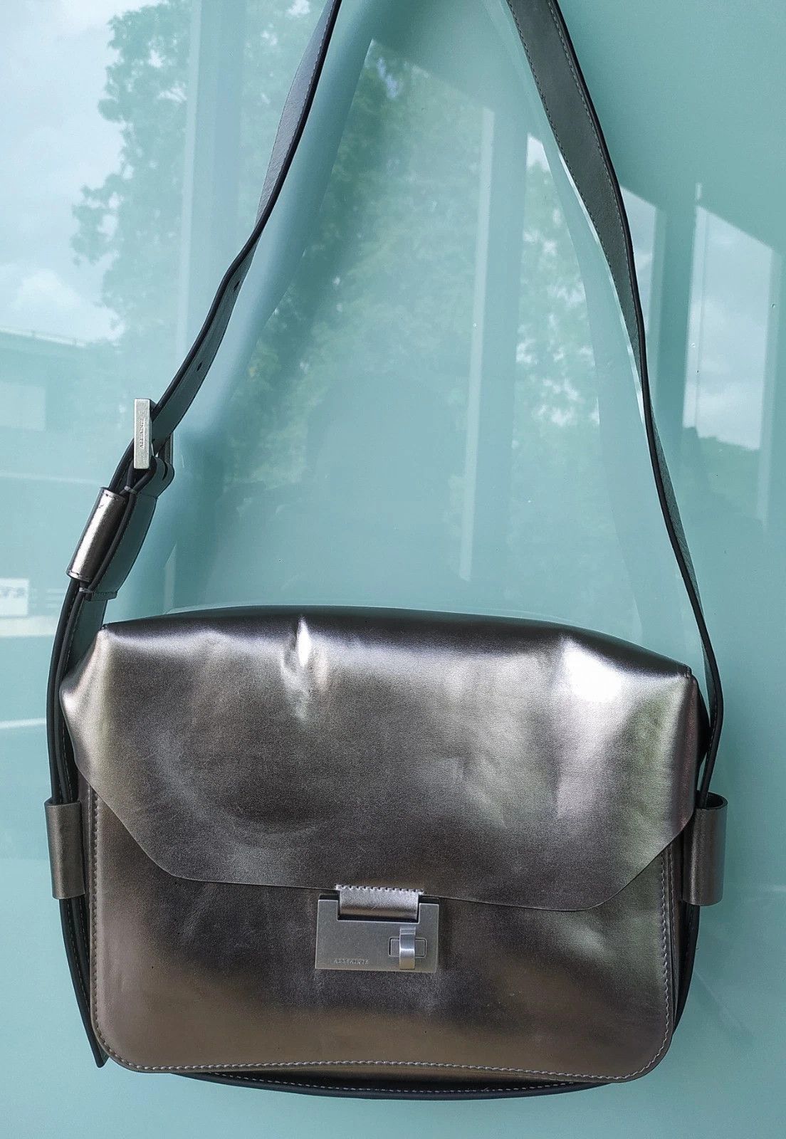 Allsaints AllSaints Leather Frankie Small Crossbody Bag FTP / 8022 Size ONE SIZE - 1 Thumbnail