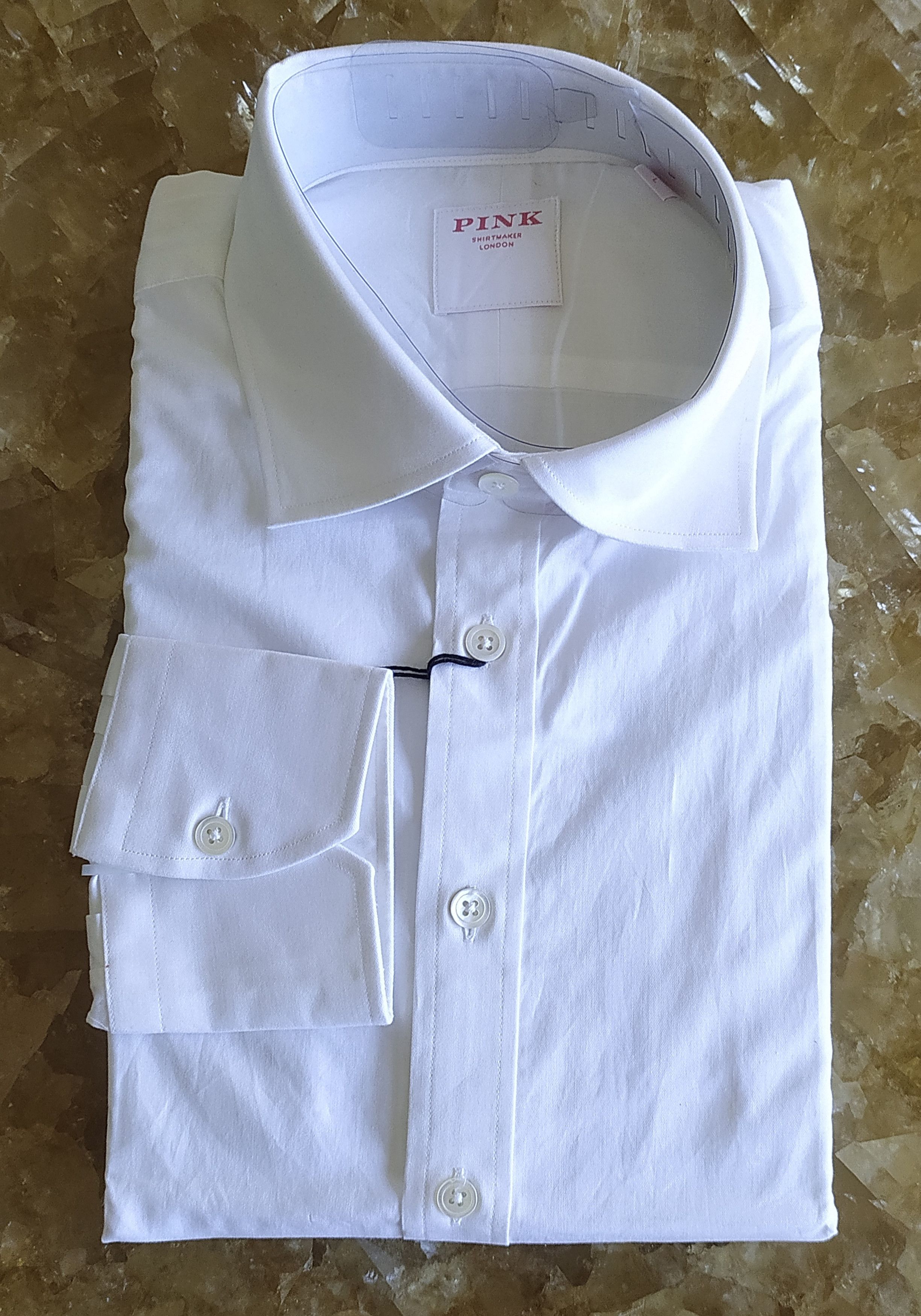 Thomas Pink Formal Plain Poplin Shirt Free Shipping T/87
