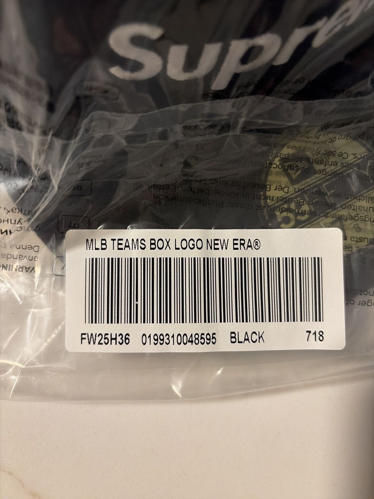 MLB × New Era × Supreme Supreme MLB Teams Box Logo New Era White Sox Size ONE SIZE - 2 Thumbnail