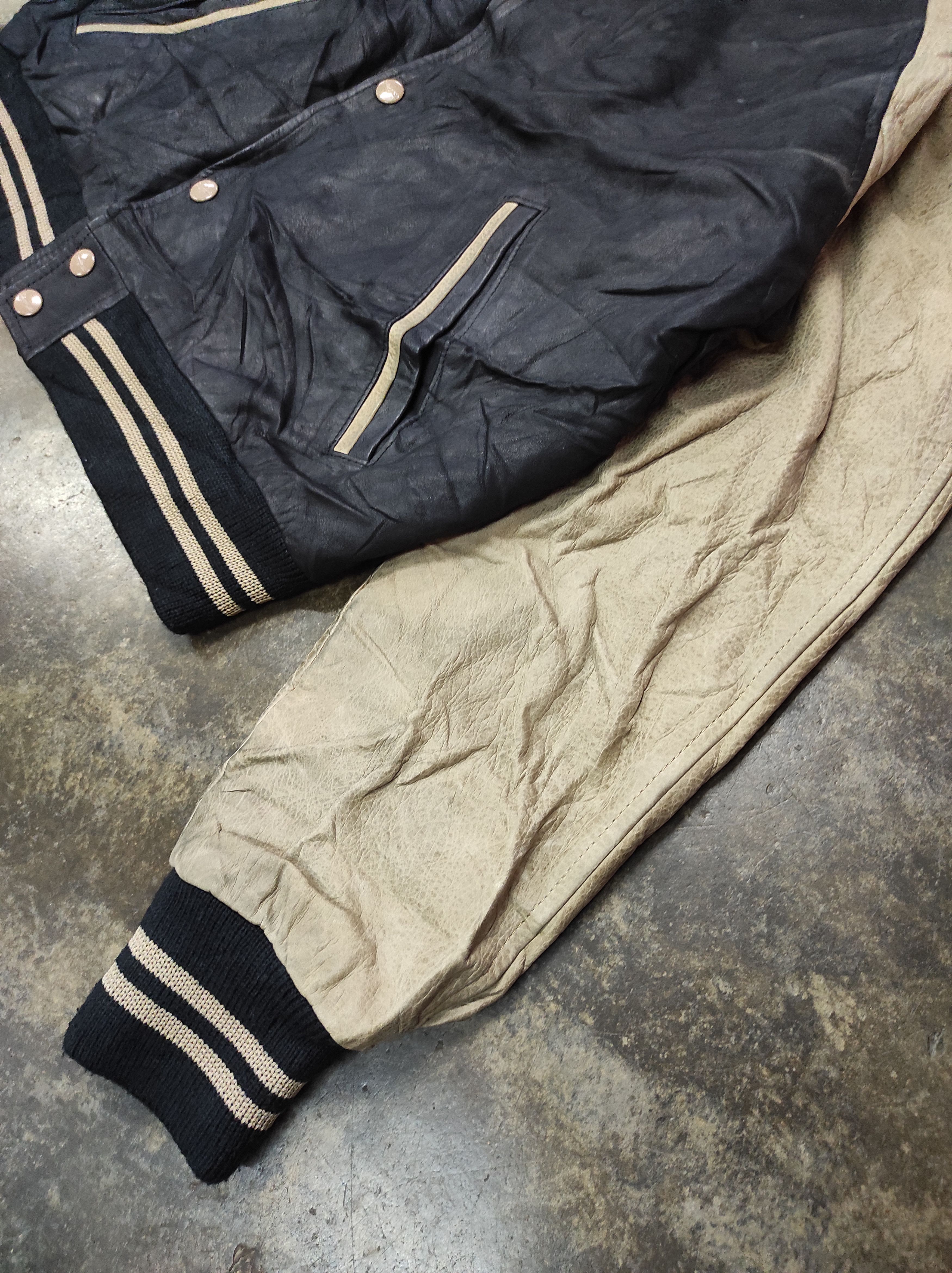 Chevignon CHEVIGNON FULL LEATHER VARSITY JACKET Size US M / EU 48-50 / 2 - 5 Thumbnail