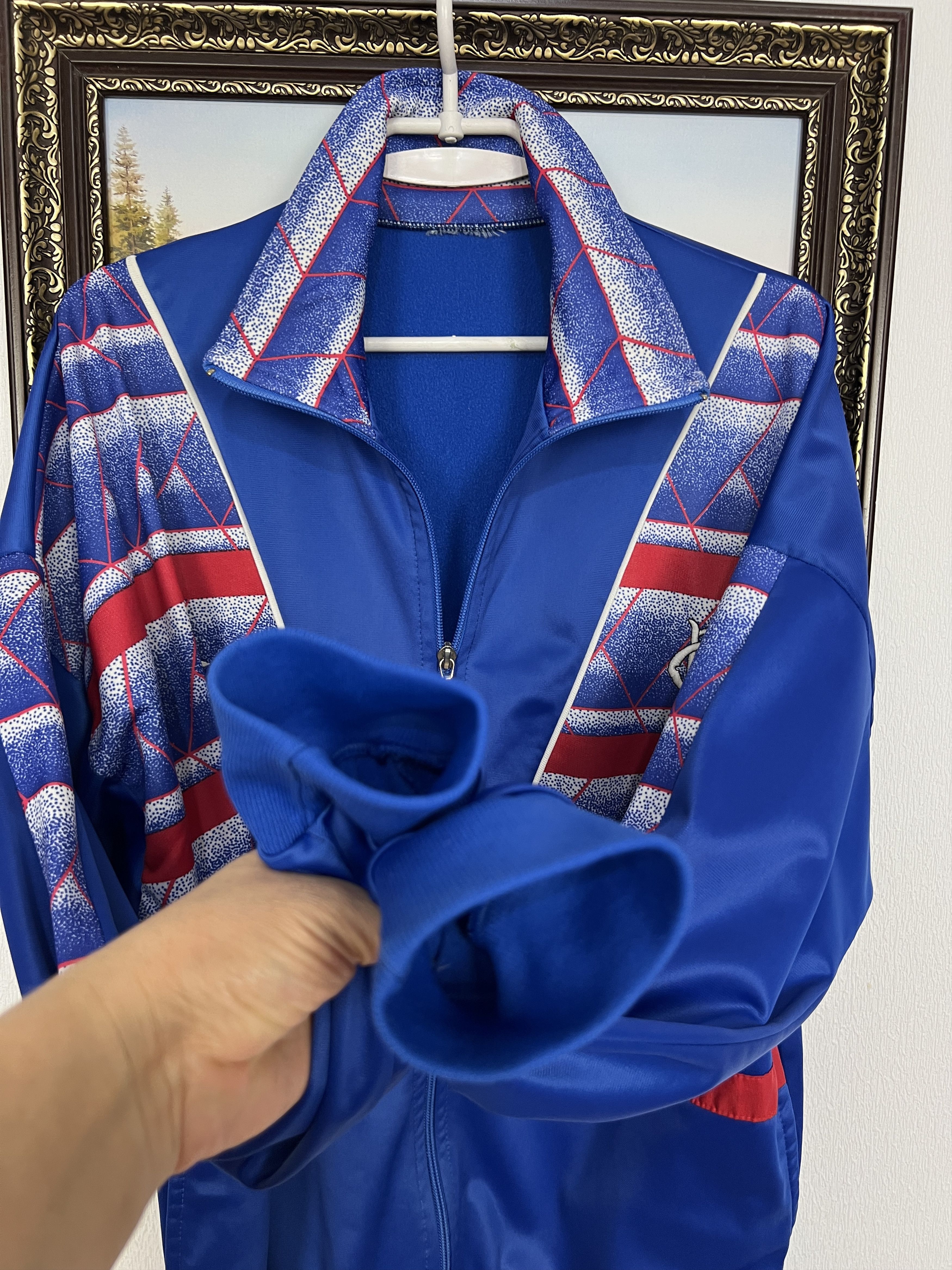 Umbro Vintage Glasgow Rangers Football Jacket Soccer Track Top Size US L / EU 52-54 / 3 - 6 Thumbnail