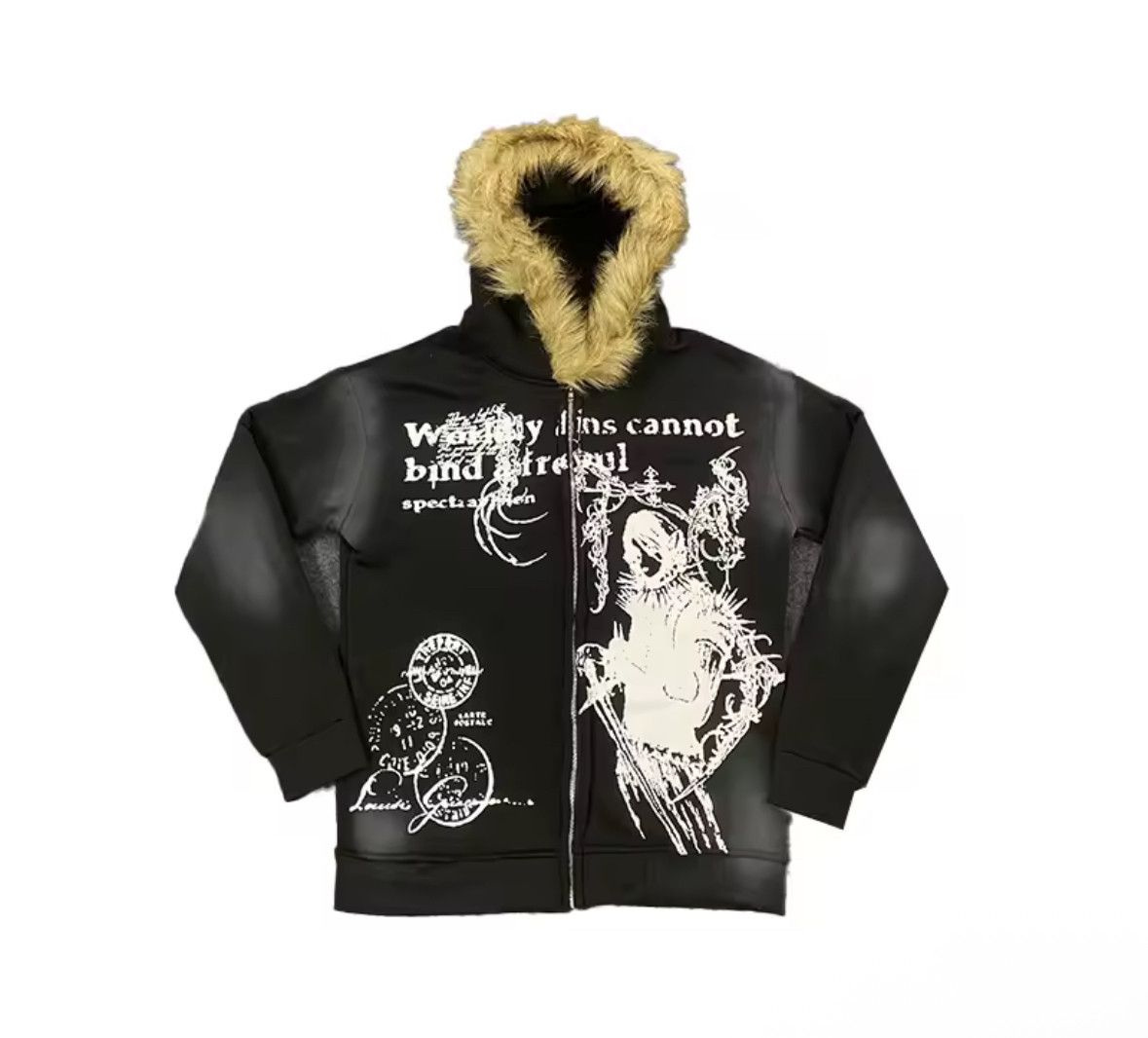 Other × Streetwear Corrupt Kid Fur Hoodie | Grailed