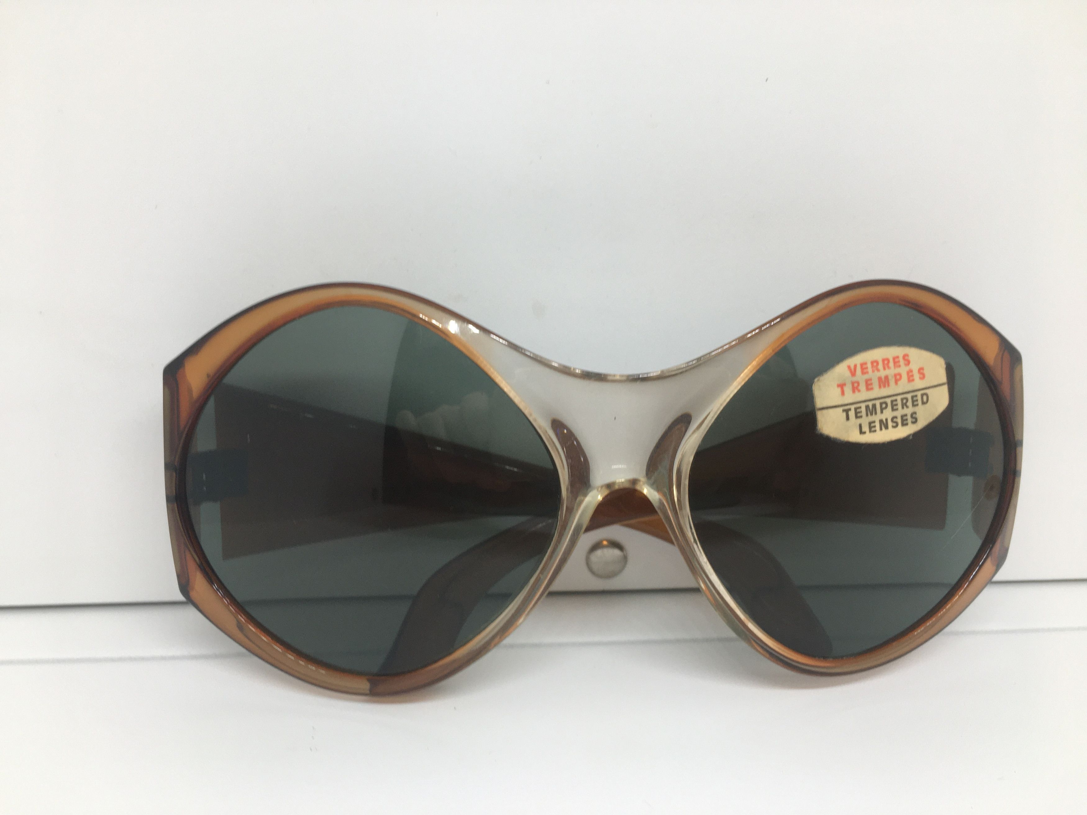 Vintage Vintage Handmade Sunglasses Frame Tempered Glass Lens France Size ONE SIZE - 8 Thumbnail