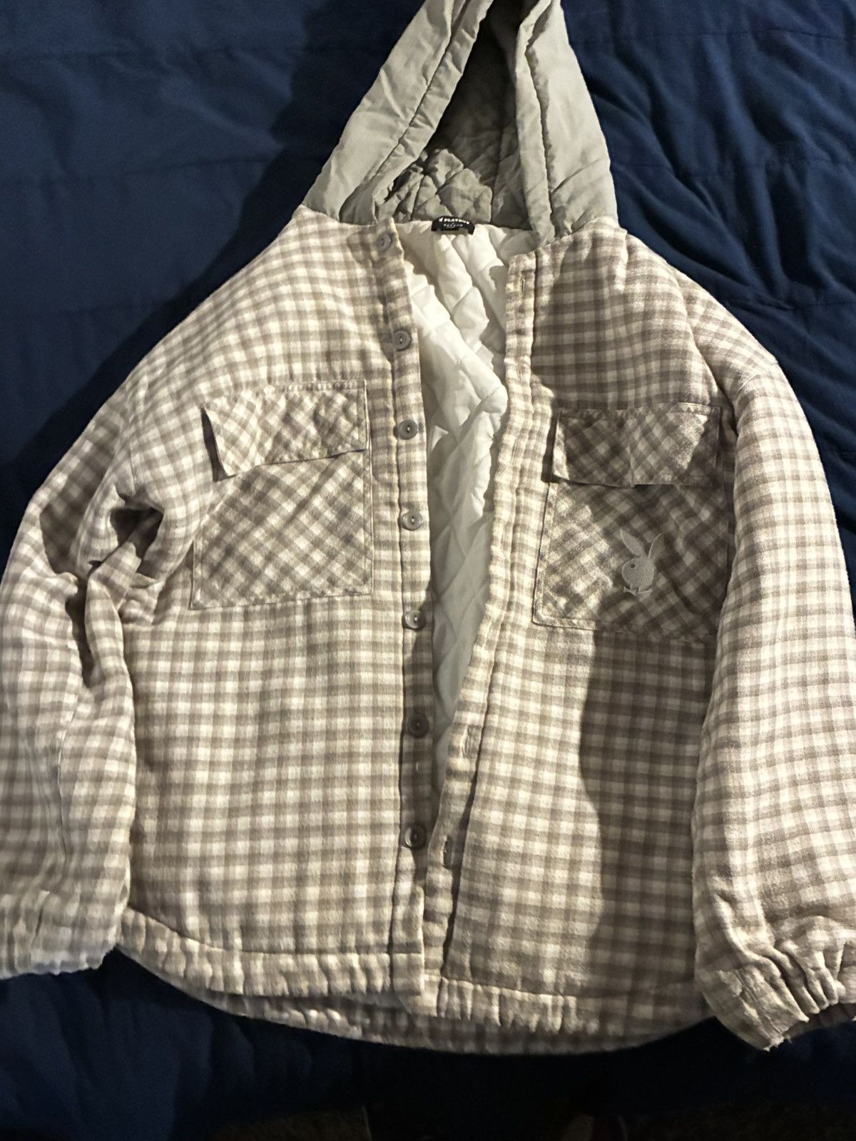 Pacsun × Playboy Playboy plaid button up jacket Size US L / EU 52-54 / 3 - 1 Thumbnail