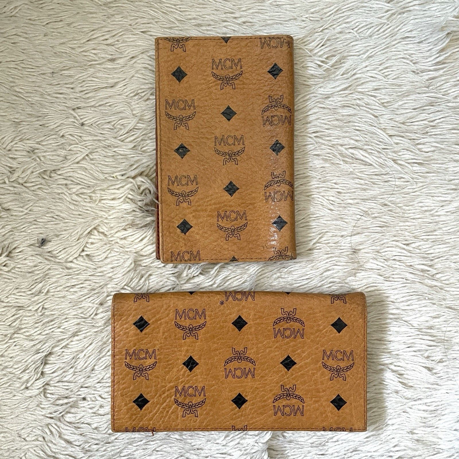 MCM Vintage MCM Cognac Visetos Leather Wallet & Cardholder Size ONE SIZE - 13 Thumbnail