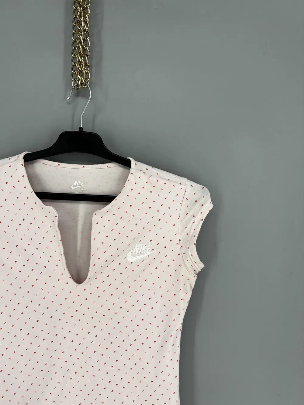 Nike Remera Nike Logo Rosa Talle M Escote Lycra Gruesa Impecable Size S / US 4 / IT 40 - 5 Thumbnail