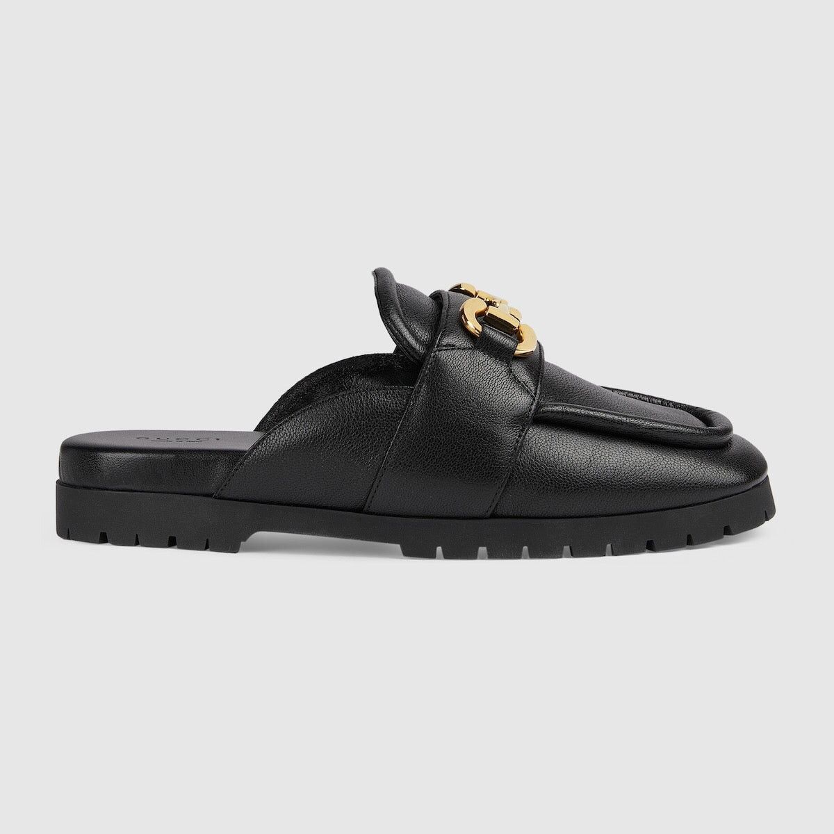 Gucci Horsebit Leather Mules SIZE 40.5