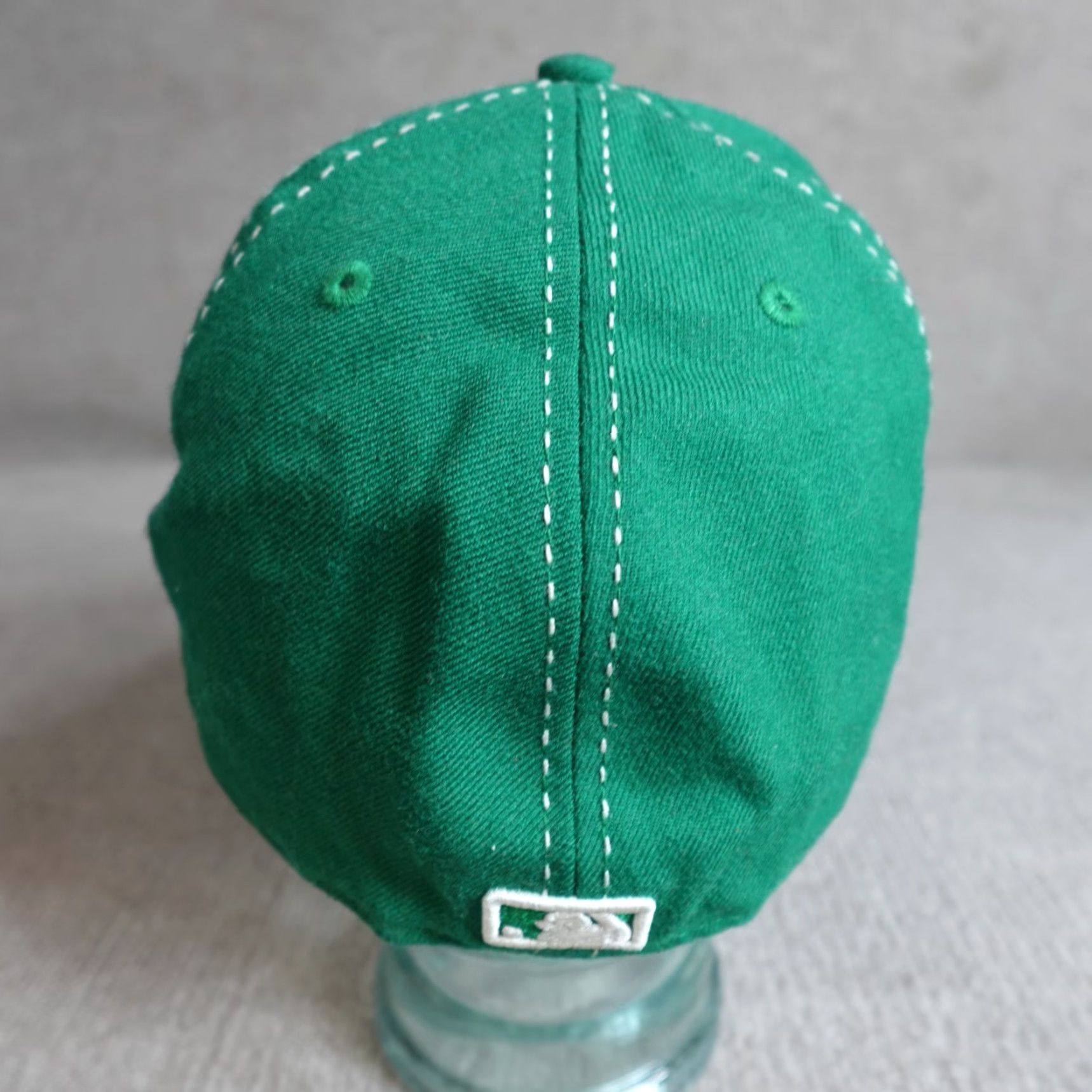 New Era New Era New York Yankees Hat Green Fitted 7 5/8 Wool Baseball Cap Mens 100% Wool Knitted Stitching St. Patrick's Pin Tight Fit Vintage No Size ONE SIZE - 6 Thumbnail