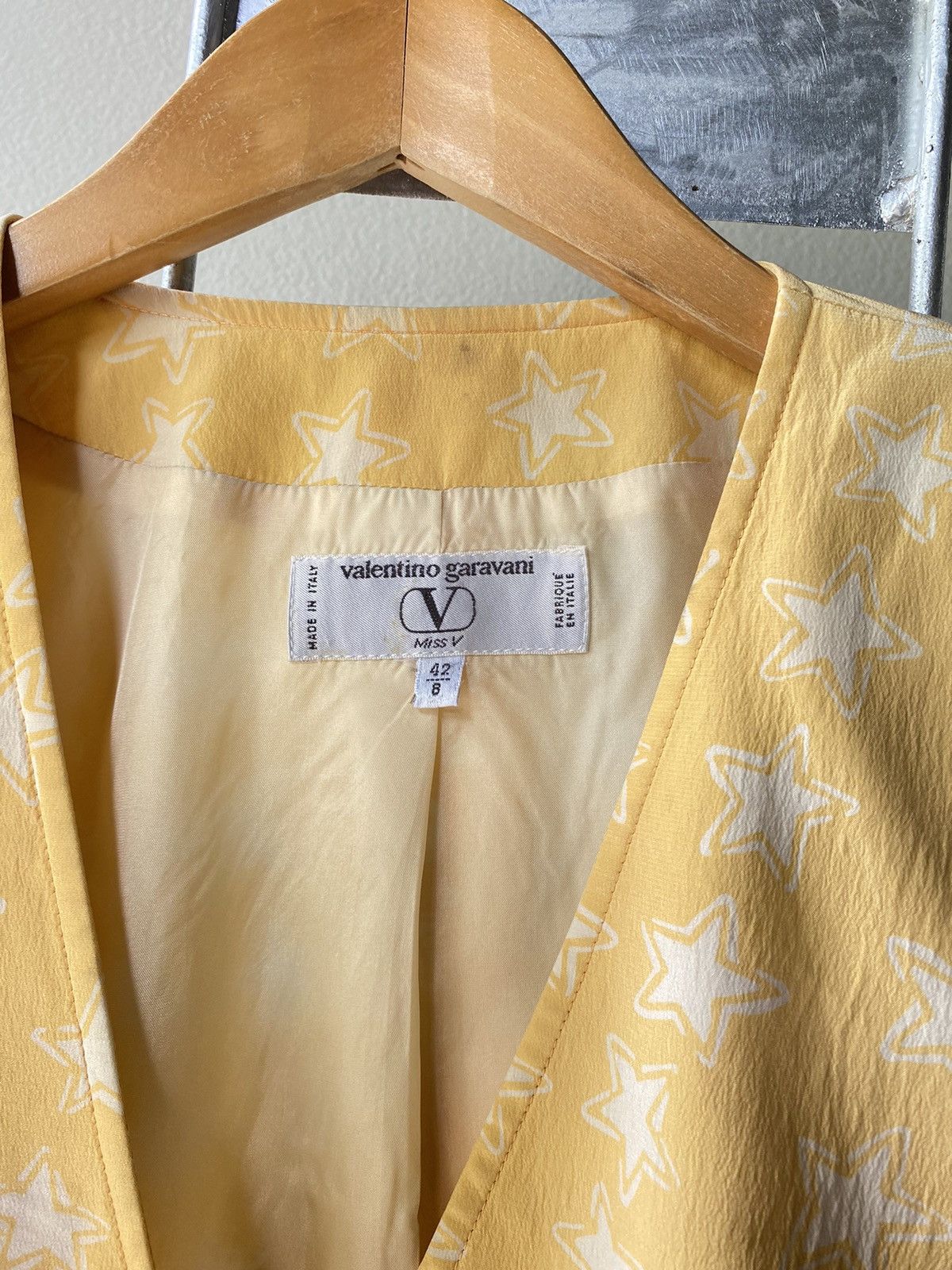 Valentino Valentino vintage yellow stars jacket Size ONE SIZE - 4 Thumbnail