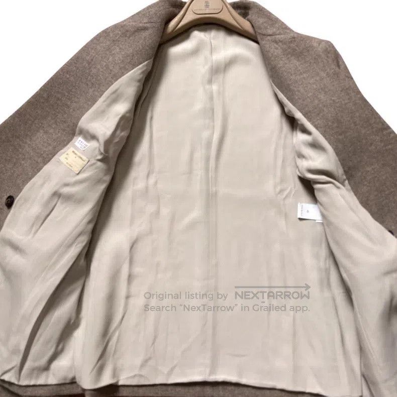 Brunello Cucinelli Brunello Cucinelli Alpaca double-breasted coat Size US M / EU 48-50 / 2 - 3 Thumbnail
