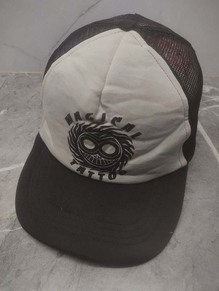 Japanese Brand Vintage Magical Tatto Trucker Hat Cap Size ONE SIZE - 1 Thumbnail