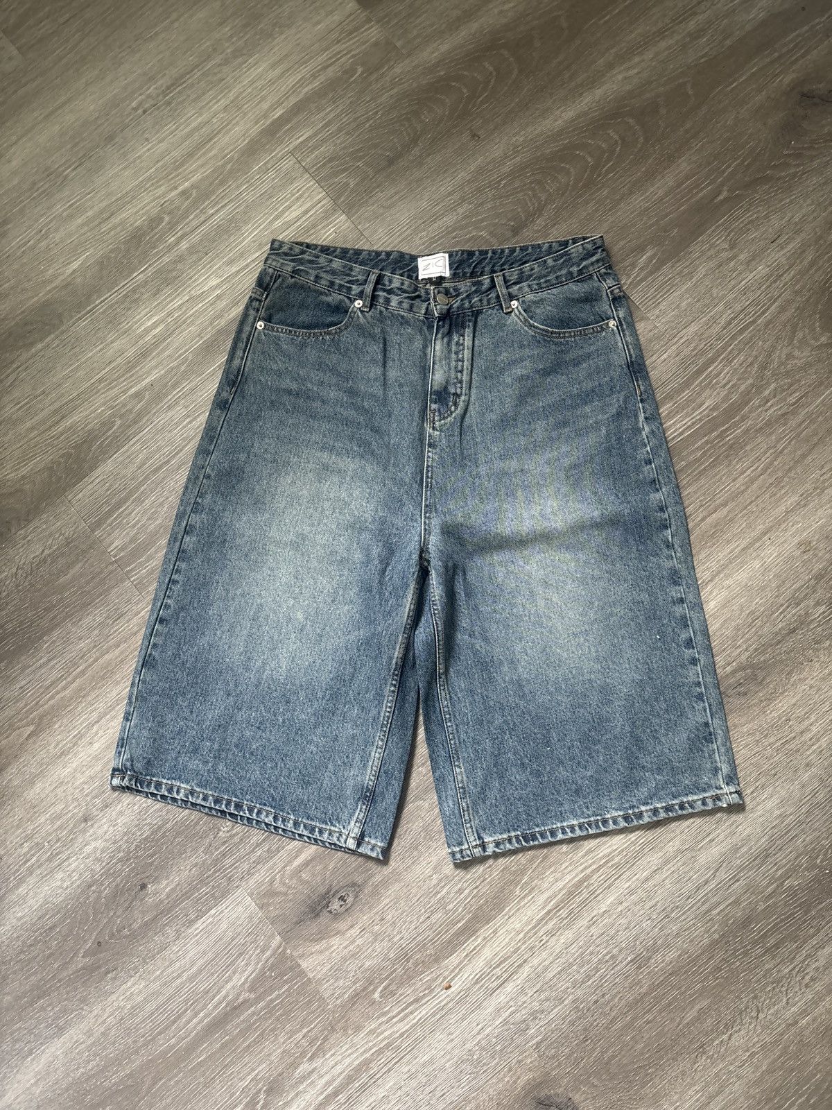 Vintage Zicmade baggy denim jorts Size US 32 / EU 48 - 1 Thumbnail