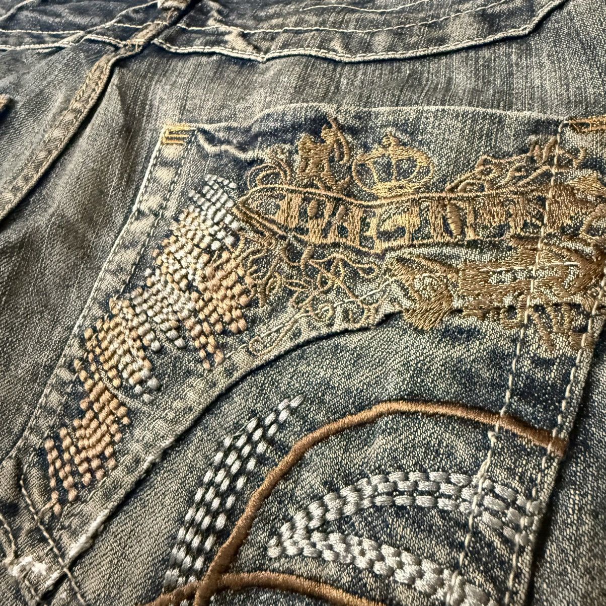 Hysteric Glamour CHU Seditionaries Embroidered Art Back Denim Size US 32 / EU 48 - 8 Thumbnail