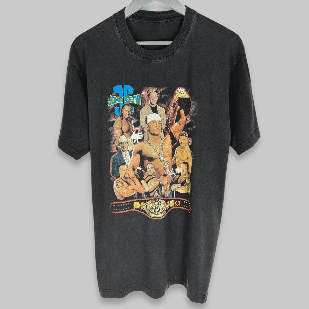 WWE Vintage WWE John Cena Champion Roster Wrestling Euro T Shirt Size US XL / EU 56 / 4 - 1 Thumbnail