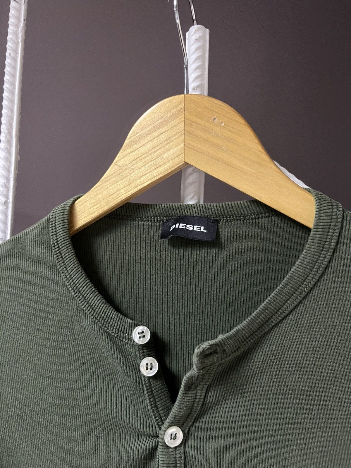 Diesel × Japanese Brand × Vintage Vintage Diesel Button Up Longsleeve Dexter Morgan Style Size US L / EU 52-54 / 3 - 3 Thumbnail