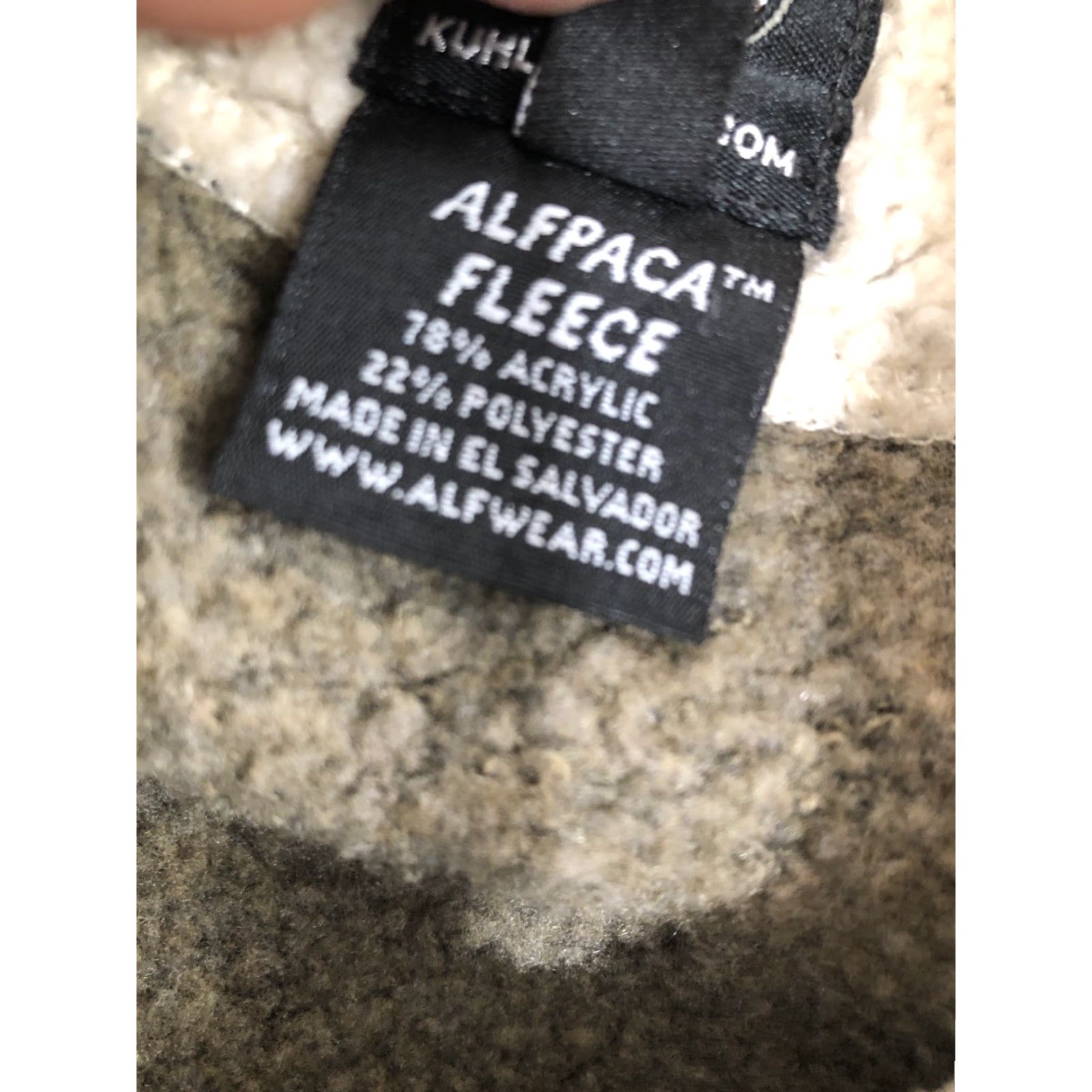 Vintage KUHL ALFPACA FLEECE - Mens XXL Sweater Shirt Pullover 2XL Greenish Grayish Brownish Knit Fleece Mens Size US XXL / EU 58 / 5 - 8 Thumbnail