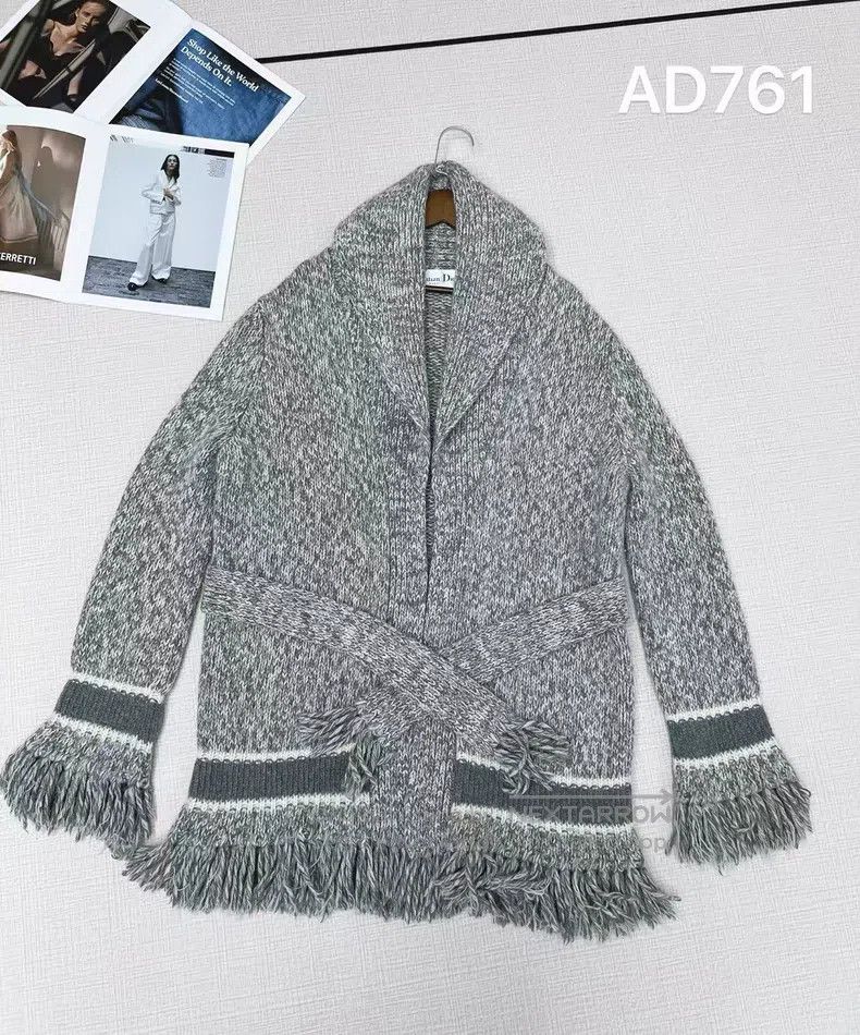 Dior Dior Logo knitted sweater coat Size XS / US 0-2 / IT 36-38 - 1 Thumbnail