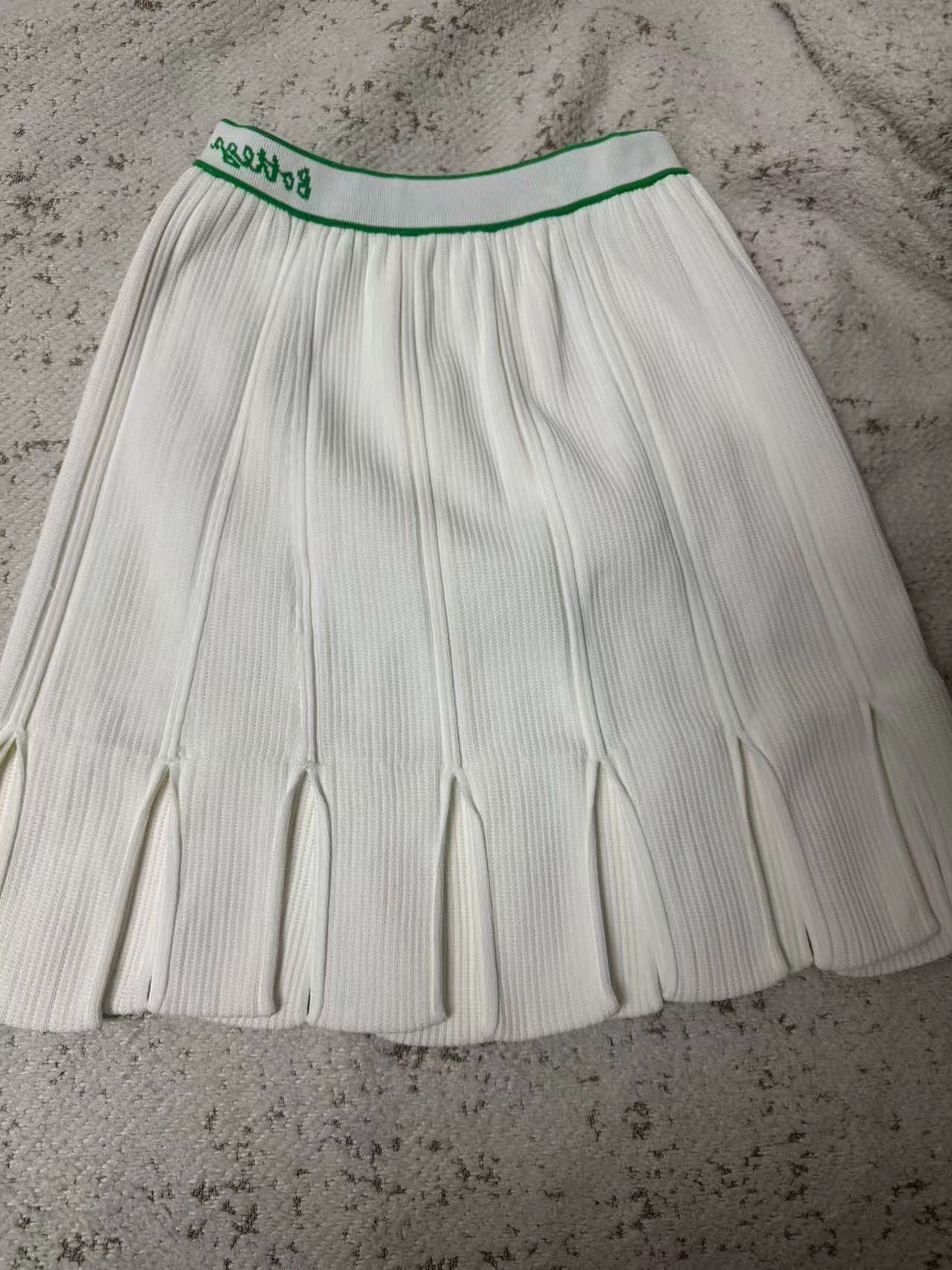 Bottega Veneta BOTTEGA VENETA Tennis Skirt 99 New Authentic Size 25" / US 0 / IT 36 - 2 Thumbnail