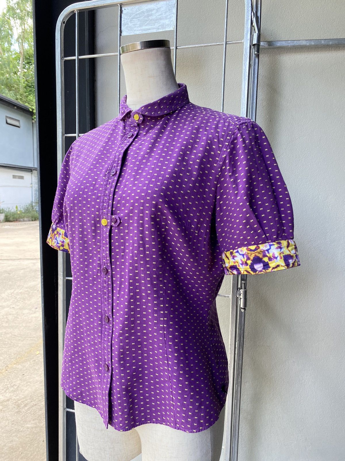 Paul Smith Paul Smith black label purple shirt Size S / US 4 / IT 40 - 4 Thumbnail