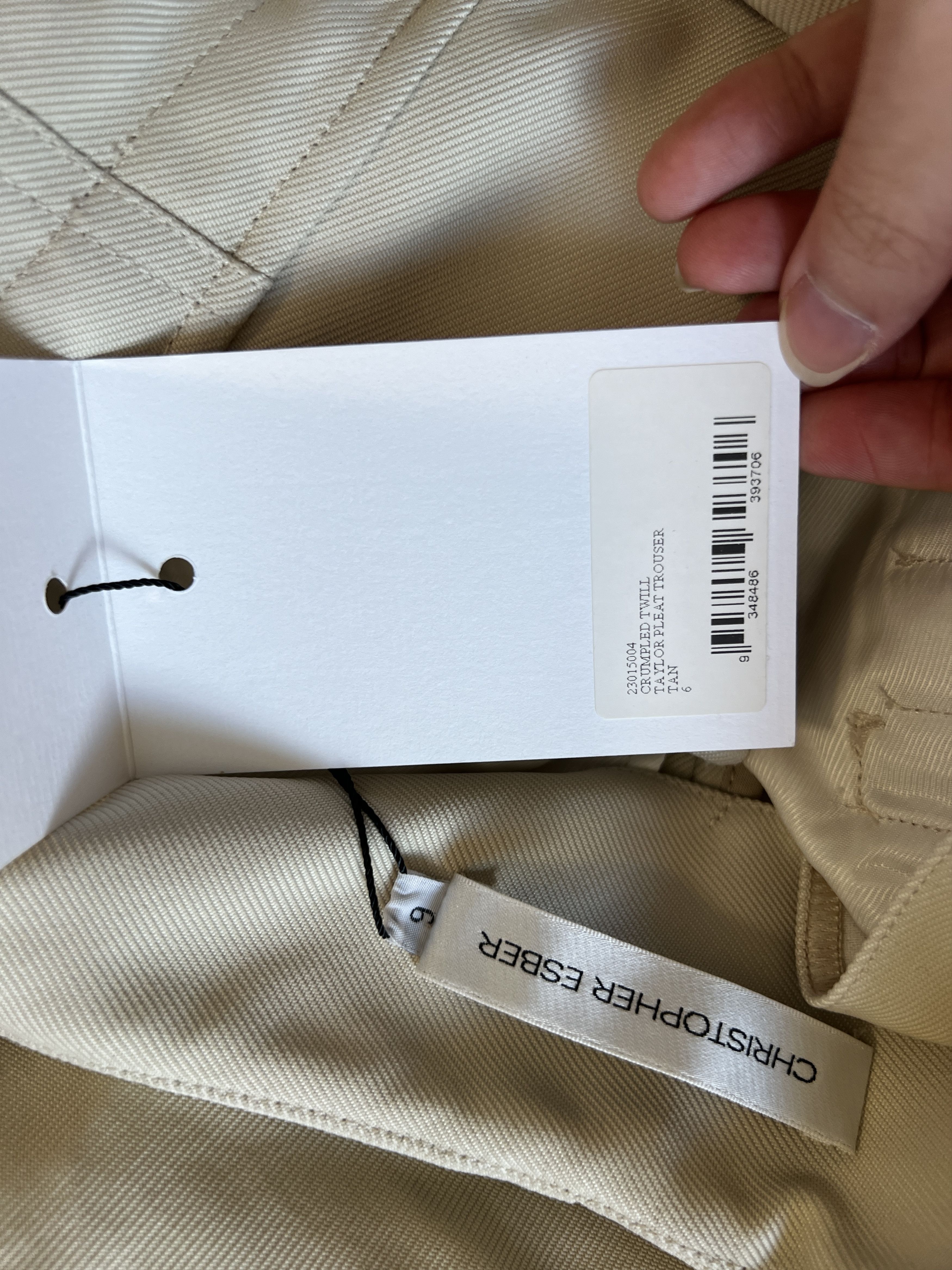 Christopher Esber Taylor Pleat Trouser Size 26" / US 2 / IT 38 - 6 Thumbnail