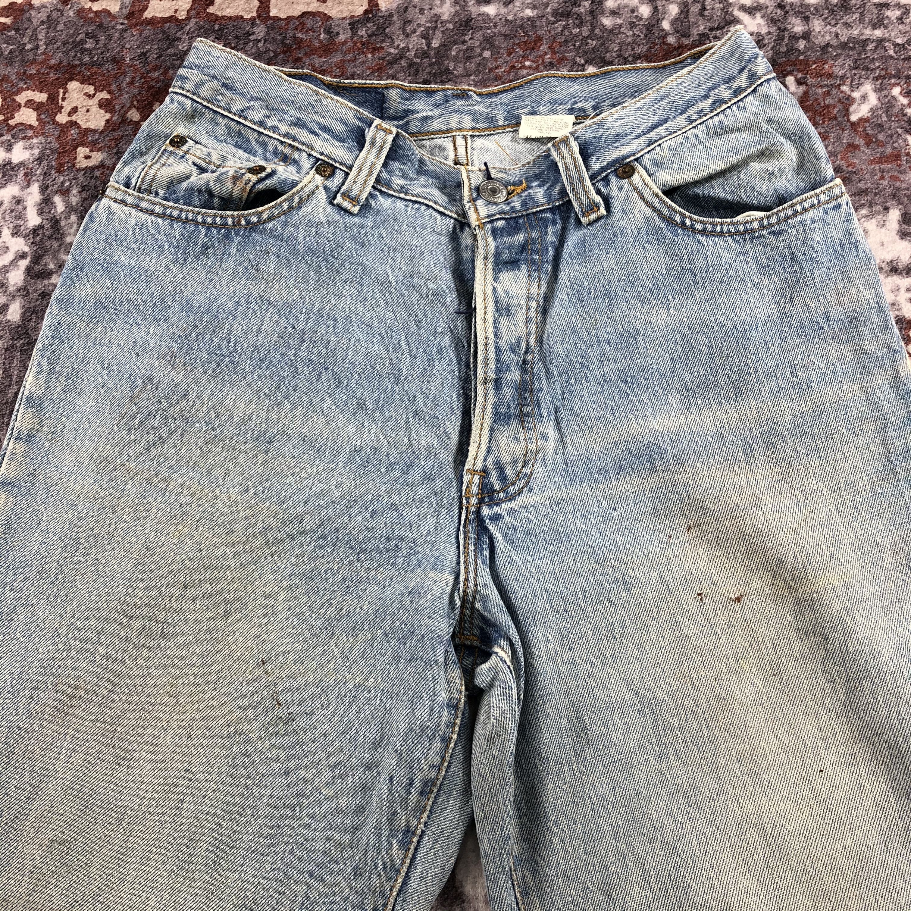 Levi's × Vintage Vintage Light Wash Distress Levis 501 Jeans-JM2234 Size US 30 / EU 46 - 3 Thumbnail