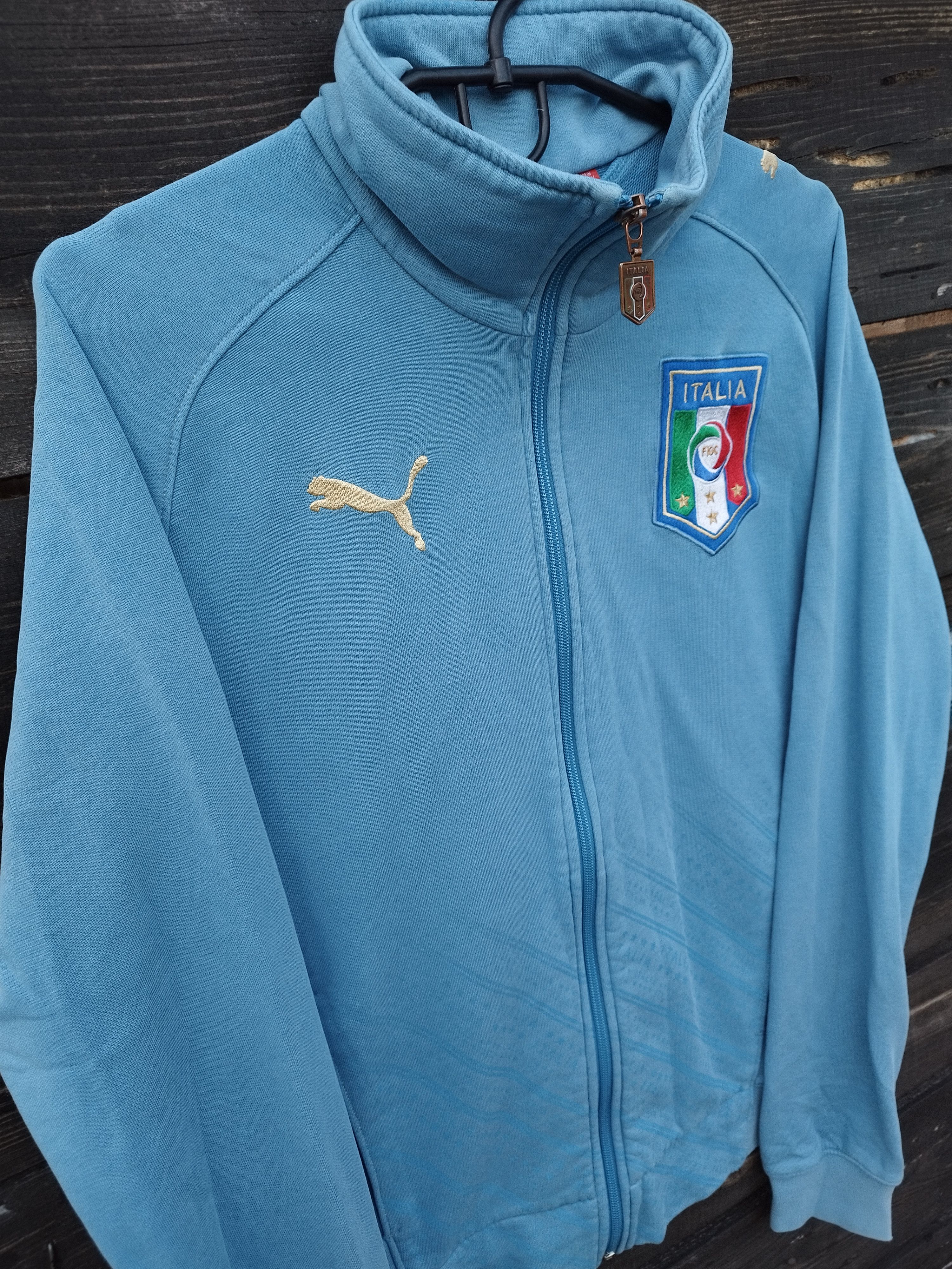 Puma Vintage Puma Italy FIGC National Team Track Jacket Size US M / EU 48-50 / 2 - 2 Thumbnail