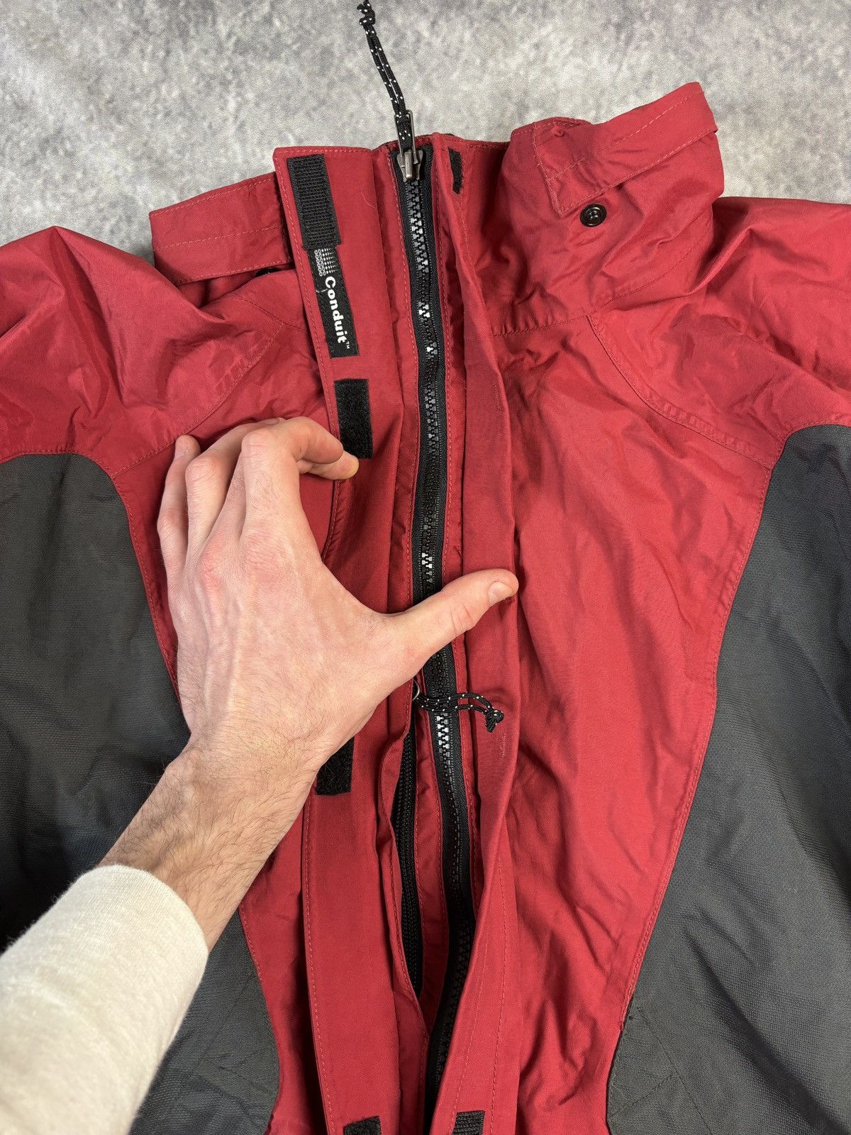 Mountain Hardwear × Vintage Vintage Mountain Hardwear Shell Jacket Nylon Gorpcore Rain Size US M / EU 48-50 / 2 - 7 Thumbnail